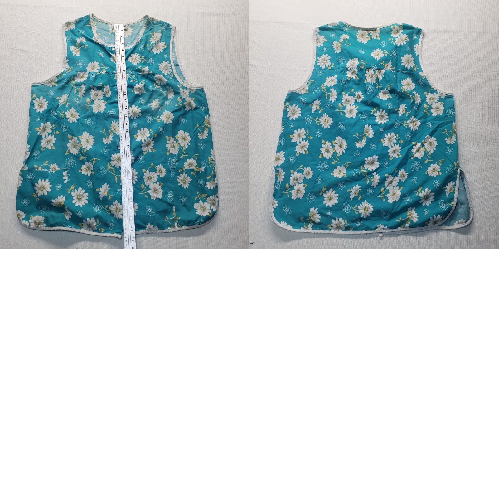 Vintage Anthony Richardson Floral Top Shirt Scrub Top Women's XL Snap Button Blouse Size XL / US 12-14 / IT 48-50 - 8 Thumbnail