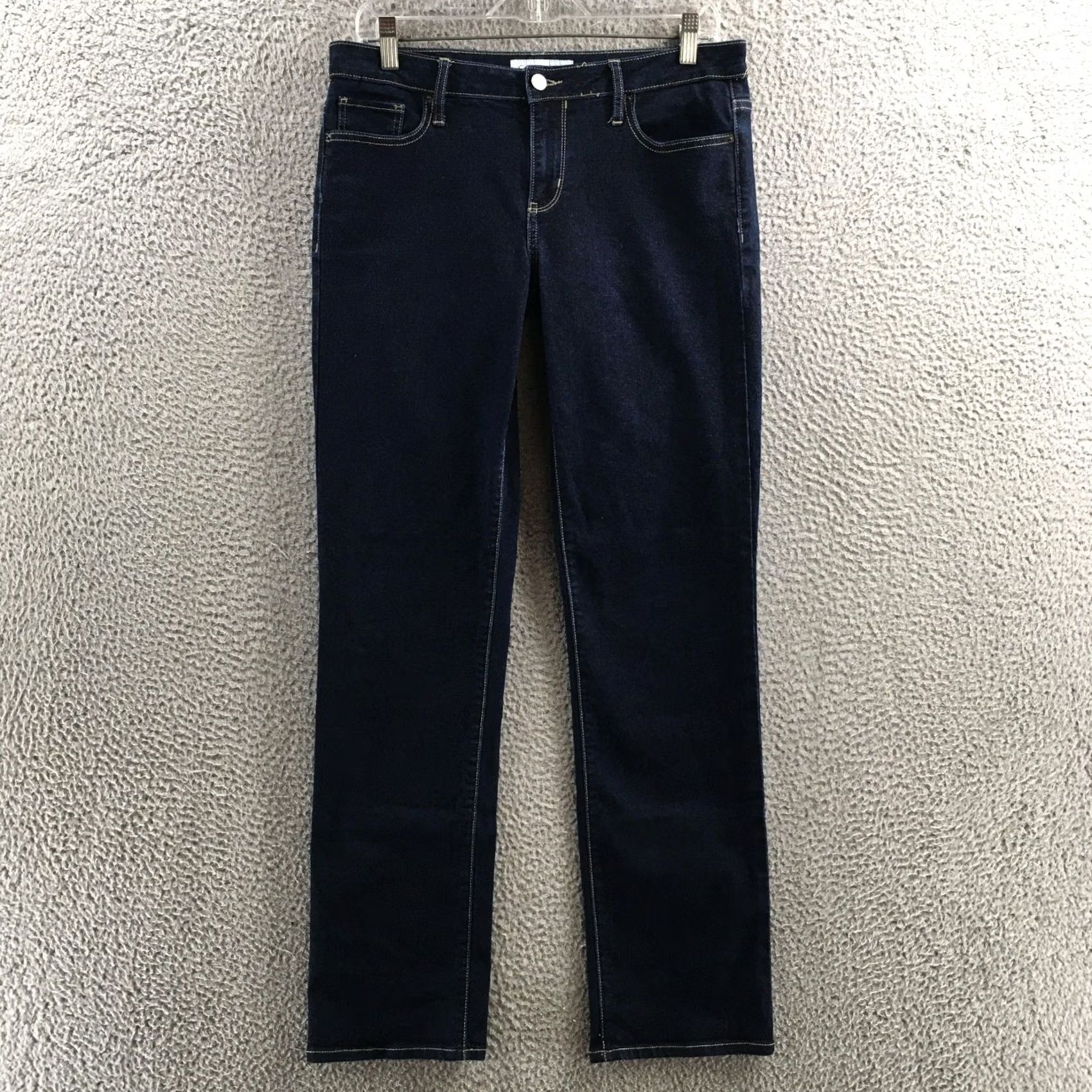 Calvin Klein Calvin Klein Jeans Womens 10 Blue Mid Rise Straight Leg Denim Zip Fly 5-Pockets Size 32" / US 10 / IT 46 - 2 Thumbnail