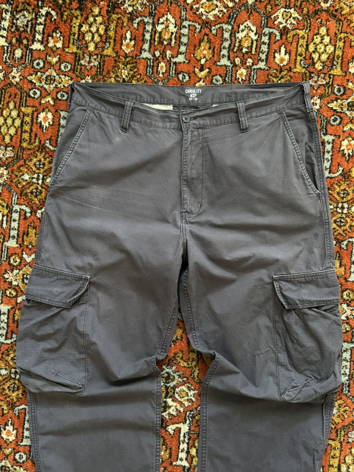 Carhartt Wip Carhartt WIP Aviation Regular Cargo Pants Gray Size US 38 / EU 54 - 5 Thumbnail
