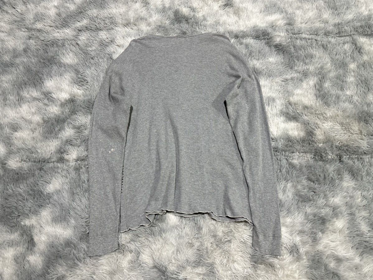 Hysteric Glamour Sick Y2K Obsession Riot Control Waffle Long Sleeve Shirt Size US XL / EU 56 / 4 - 9 Thumbnail