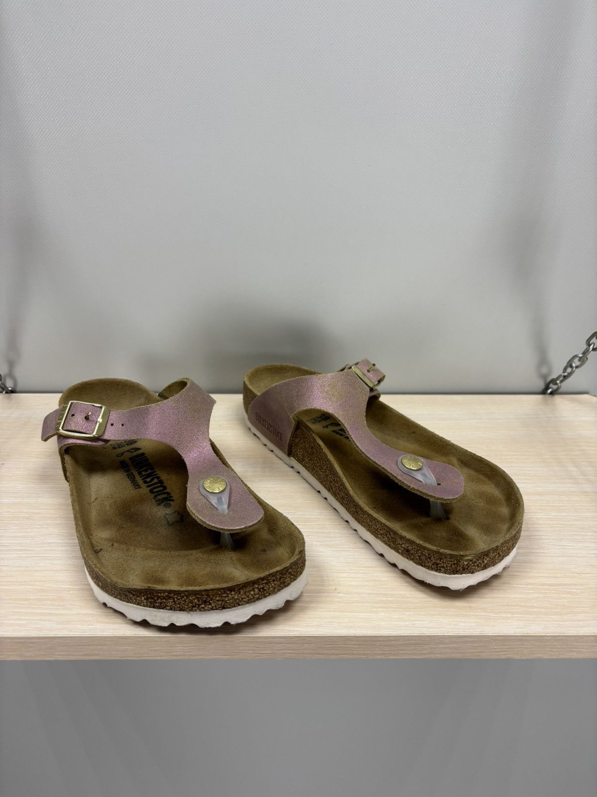 Birkenstock Womens slippers Birkenstock Size 38 Color Pink Size US 8 / IT 38 - 2 Thumbnail