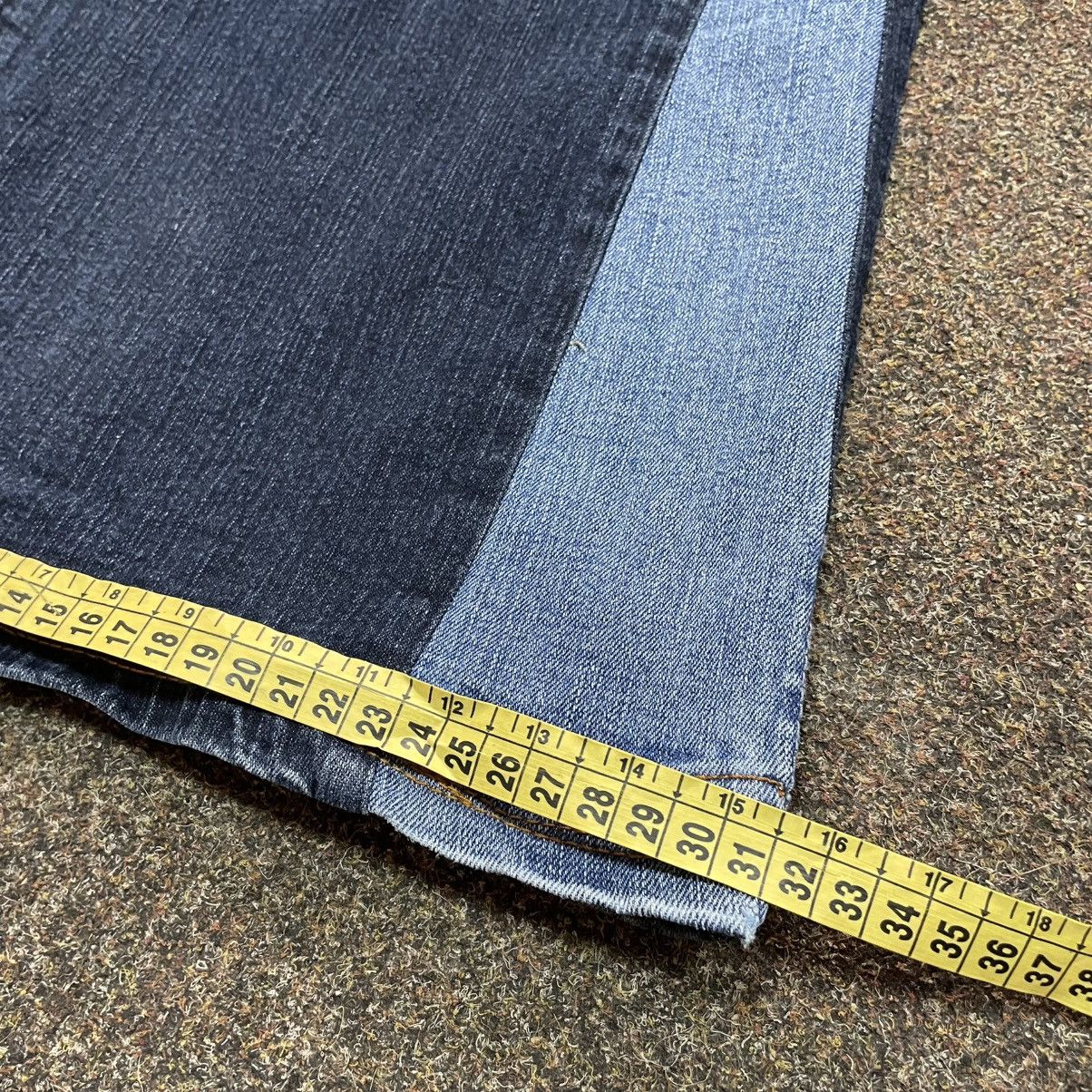 Vintage Y2K Baggy Wide Leg Distressed Flare Jeans Skate Streetwear Size 36" / US 14 / IT 50 - 8 Thumbnail