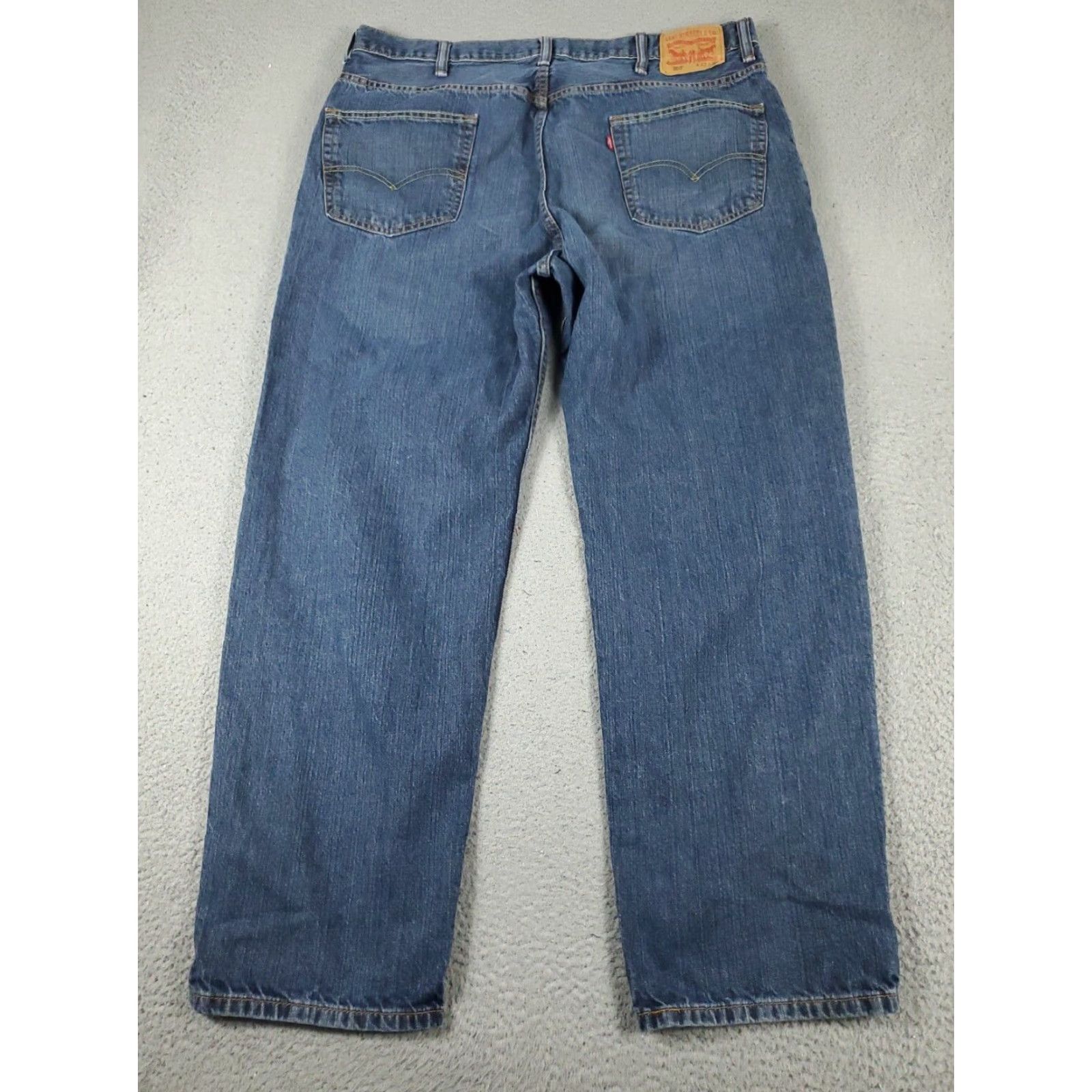 Levi's Levis 550 Straight Leg Jeans Mens 42x32 Blue Size US 42 / EU 58 - 6 Thumbnail