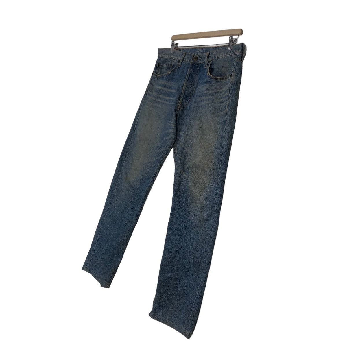 Levi's 🔥Vintage Lot 501 Levi’s Denim Jeans Biker Distressed Design Size US 34 / EU 50 - 2 Thumbnail
