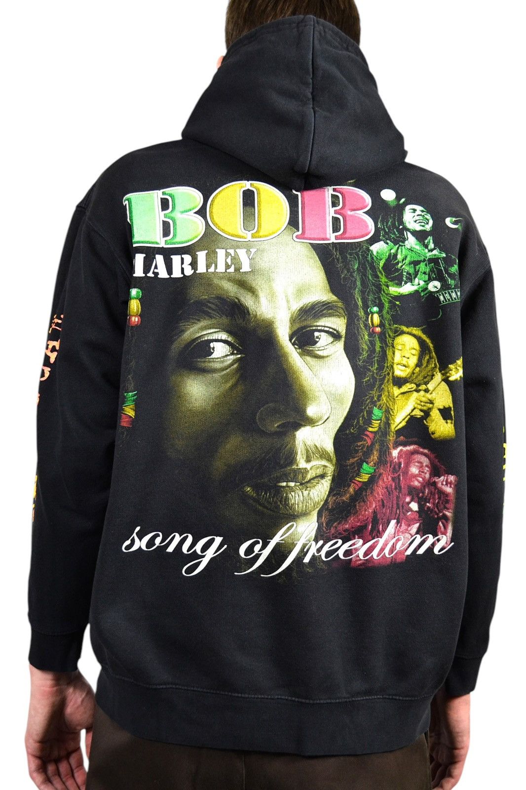 Band Tees Y2K Vintage Bob Marley Full Printed Hoodie Size US M / EU 48-50 / 2 - 1 Thumbnail