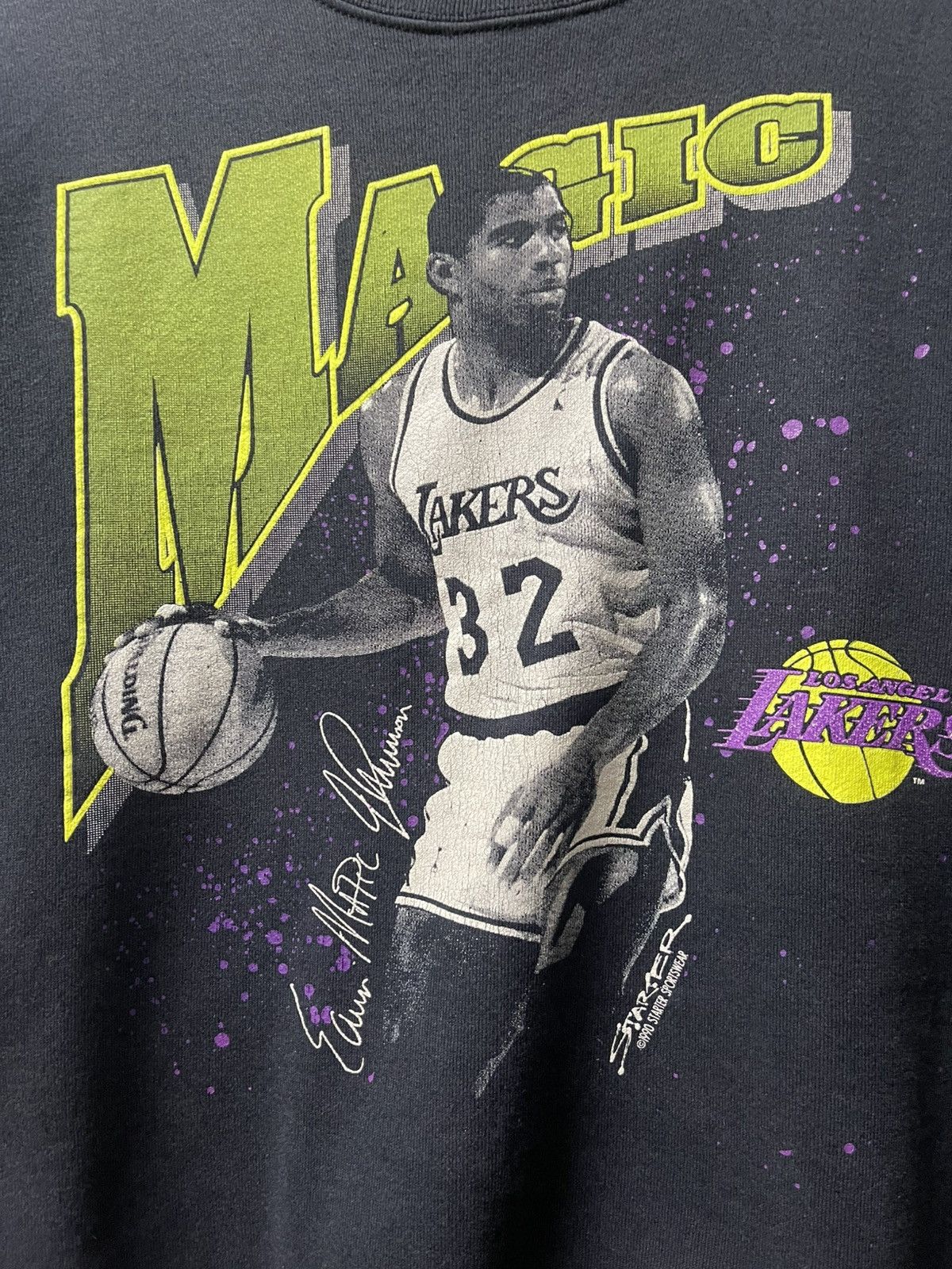 Starter Vintage Starter 1990 Magic Johnsen LA Lakers Size US M / EU 48-50 / 2 - 5 Thumbnail