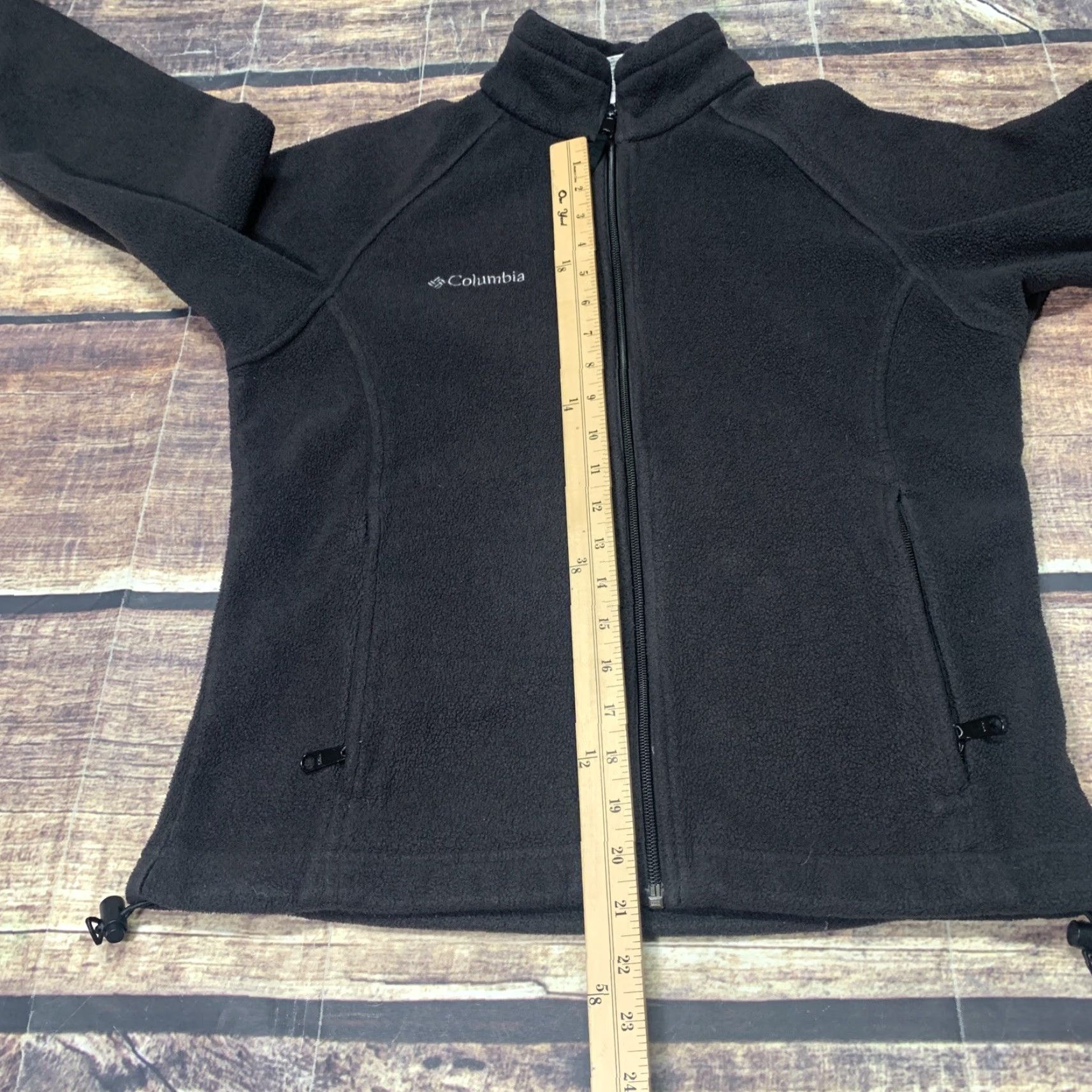 Vintage Columbia Zip Up Fleece Jacket Long Sleeve Black Women's Size Medium Size M / US 6-8 / IT 42-44 - 4 Thumbnail