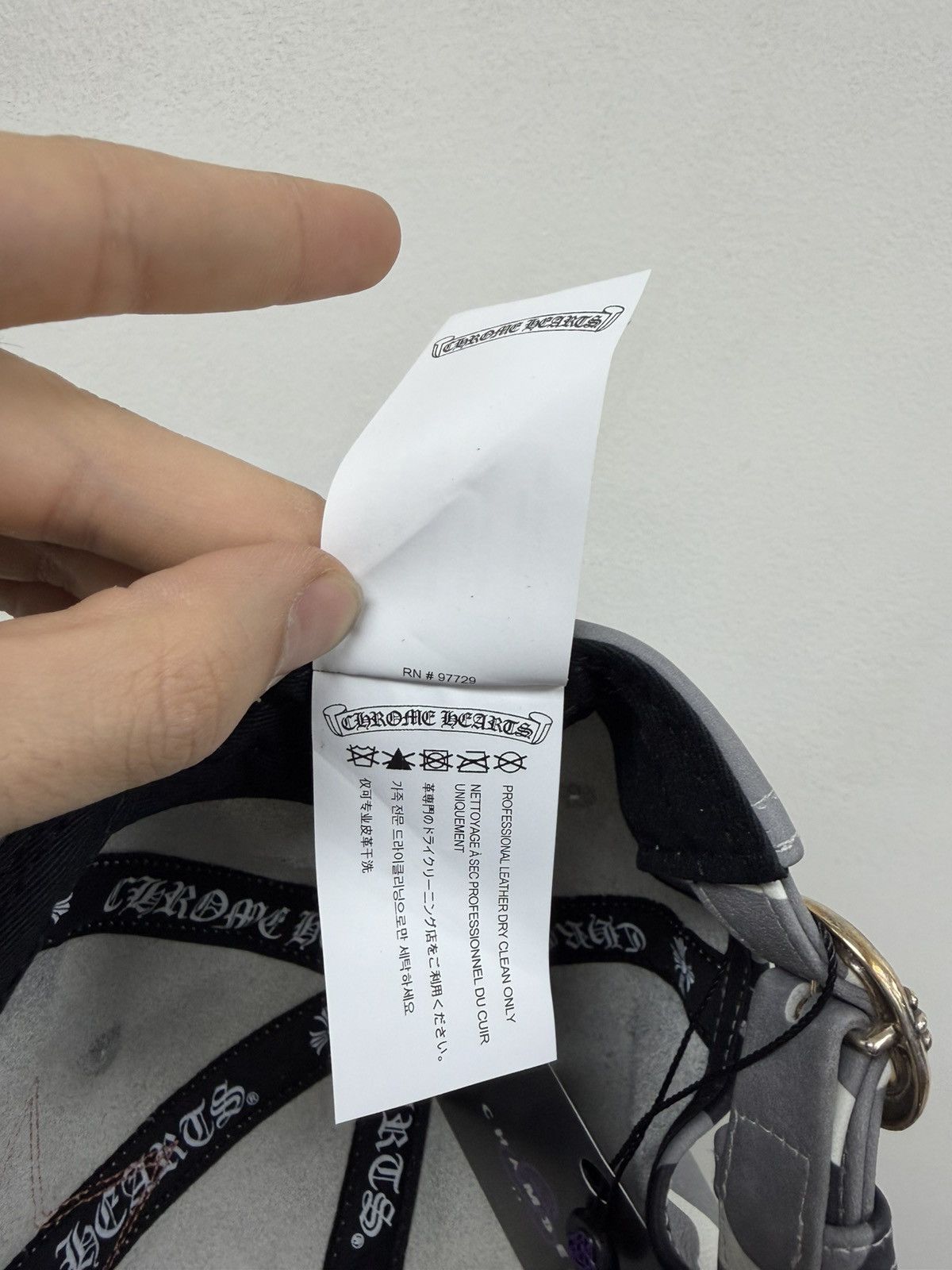 Chrome Hearts Chrome Hearts Leather Orange Star Snow Camo Hat Size ONE SIZE - 4 Thumbnail