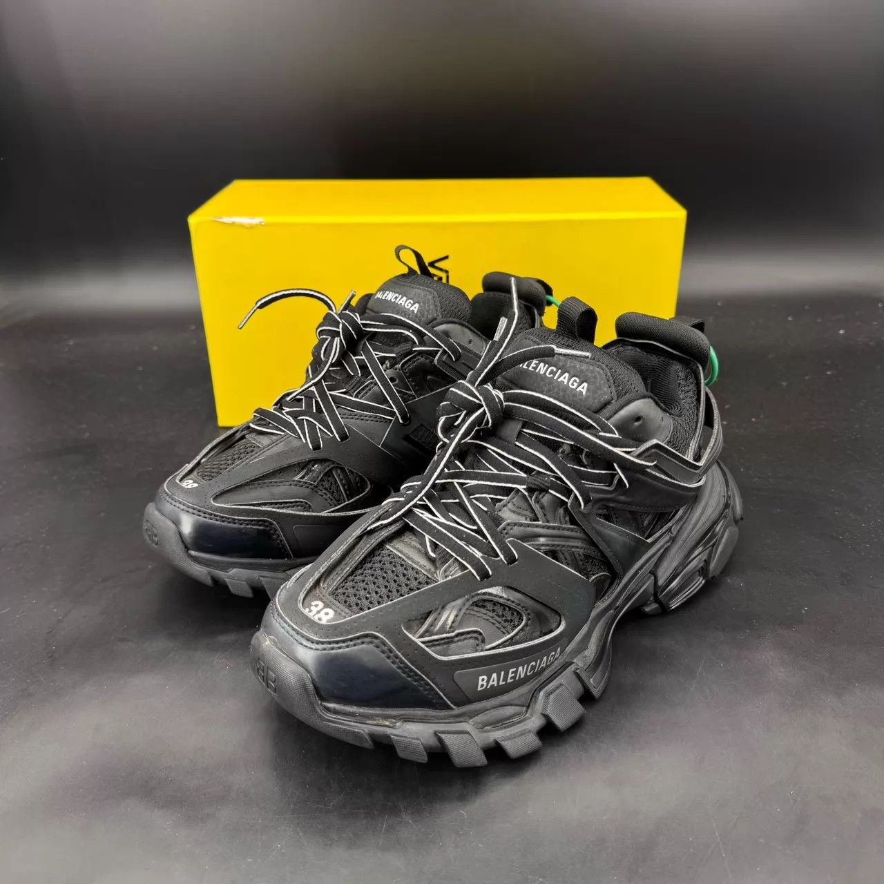 Balenciaga Balenciaga Track Black 38 Worn 2-3x Near New Size US 8 / IT 38 - 1 Thumbnail