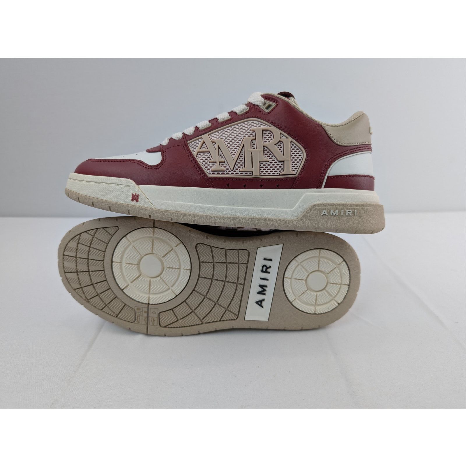 Amiri o1rshd1 Classic Low-Top Sneakers in Deep Red Size US 8 / EU 41 - 13 Thumbnail