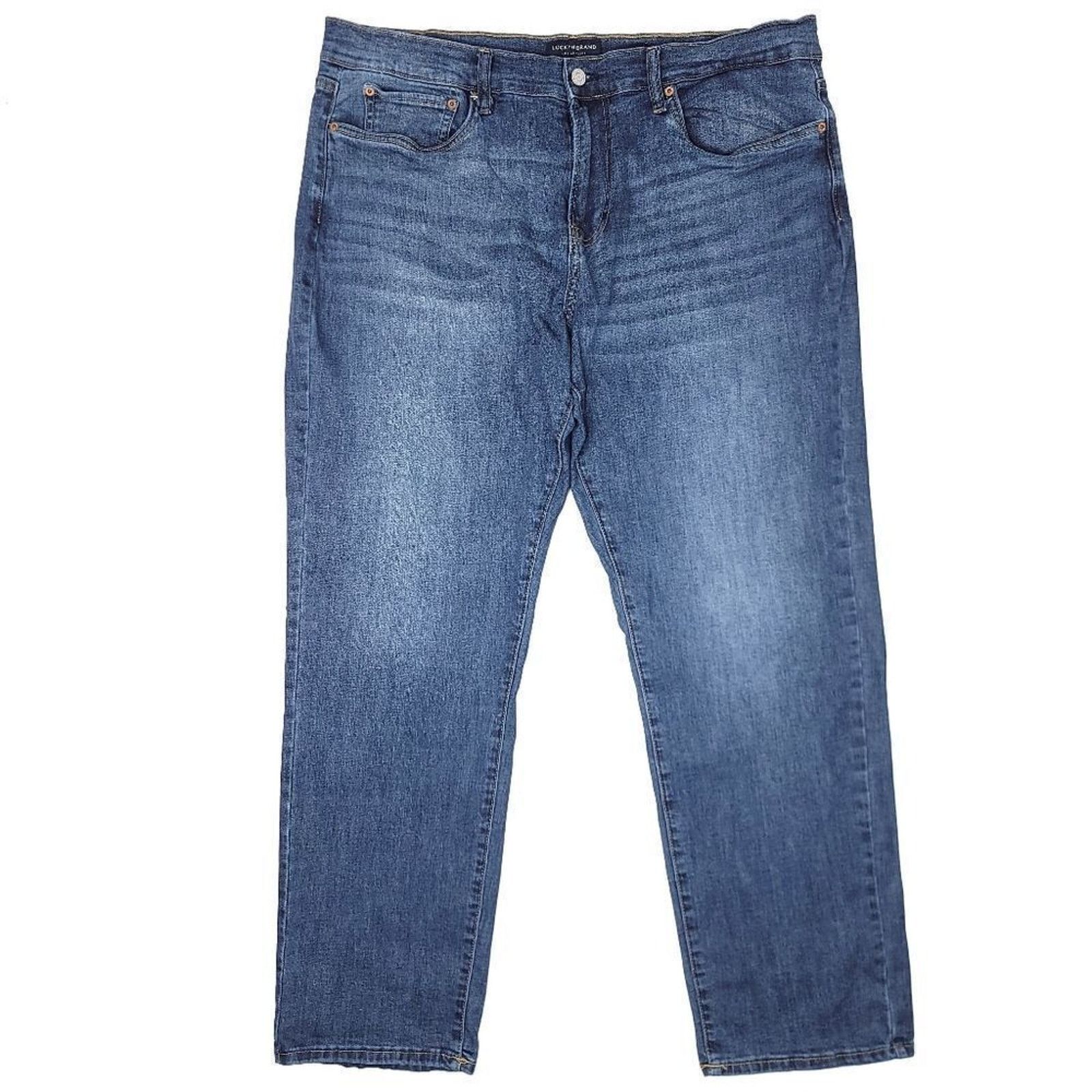 Lucky Brand Lucky Brand 221 Straight Jeans Mens 38x32 Blue Stretch Size US 38 / EU 54 - 1 Thumbnail