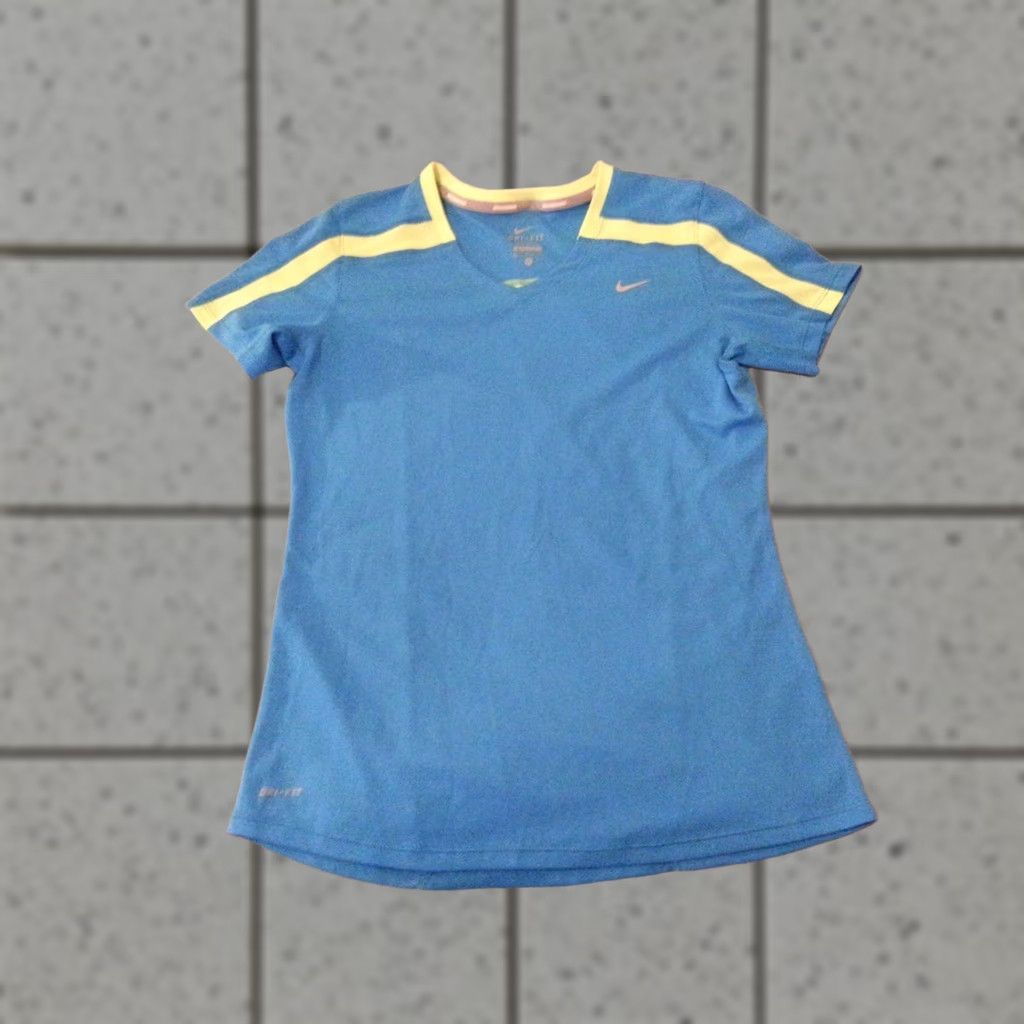 Nike VINTAGE or Nike Shirt M Medium Blue Athletic Gym Workout Running Blouse Size M / US 6-8 / IT 42-44 - 1 Thumbnail