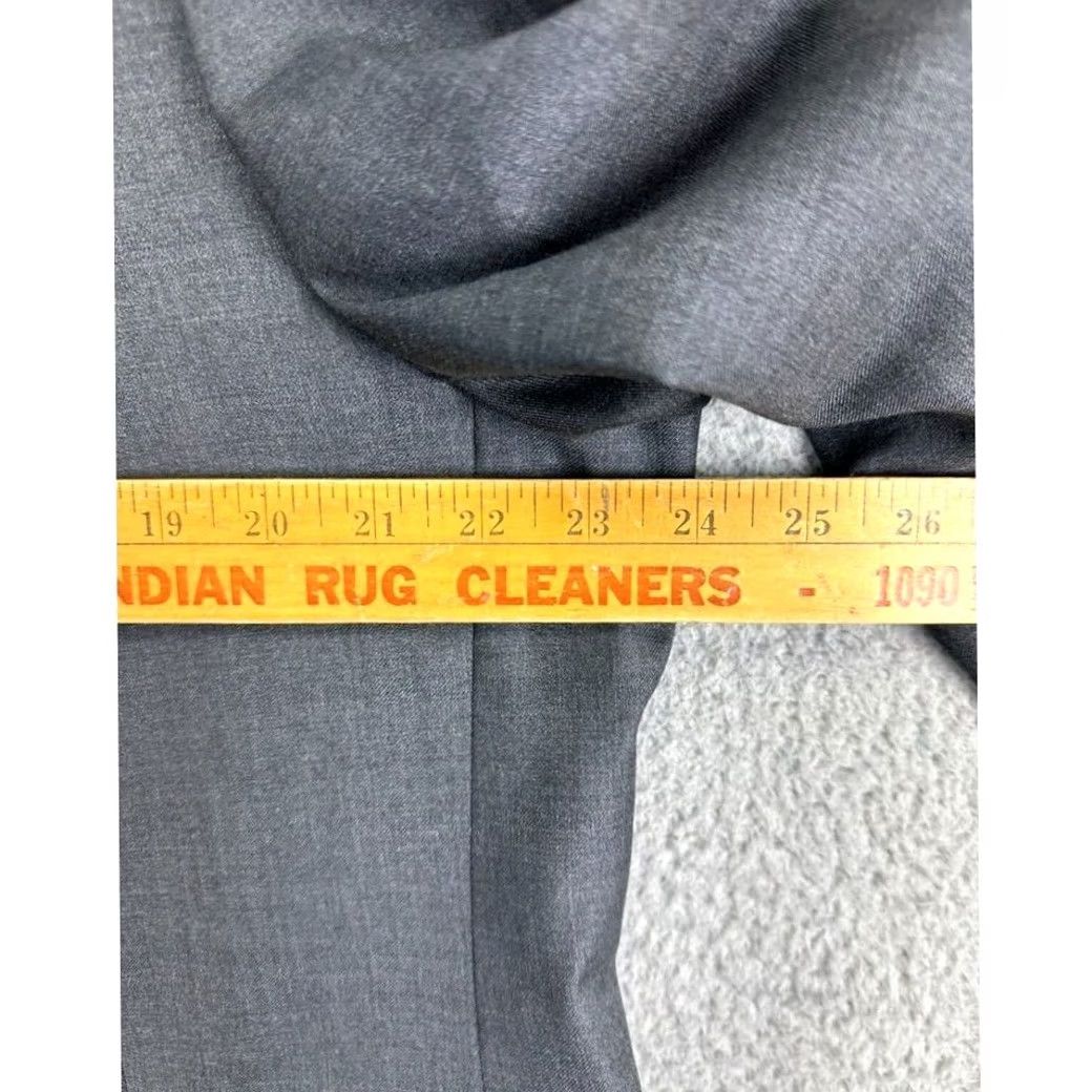 Ralph Lauren Ralph Lauren Jacket Mens 46 Gray Wool Blazer Adult 46L Long Dark Grey Sports Coat Office Size 46R - 5 Thumbnail