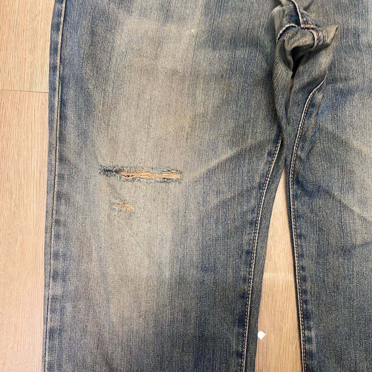 Edwin Vintage Edwin 404 Distressed Denim Size US 33 - 12 Thumbnail