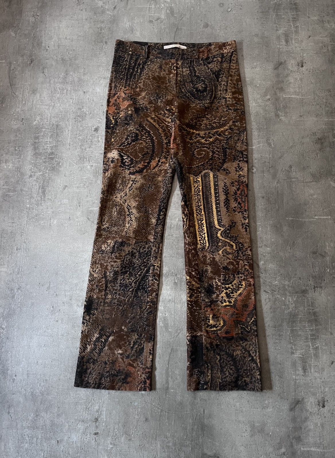 Roberto Cavalli Roberto Cavalli velvet pants 2000s Size 28" / US 6 / IT 42 - 1 Thumbnail