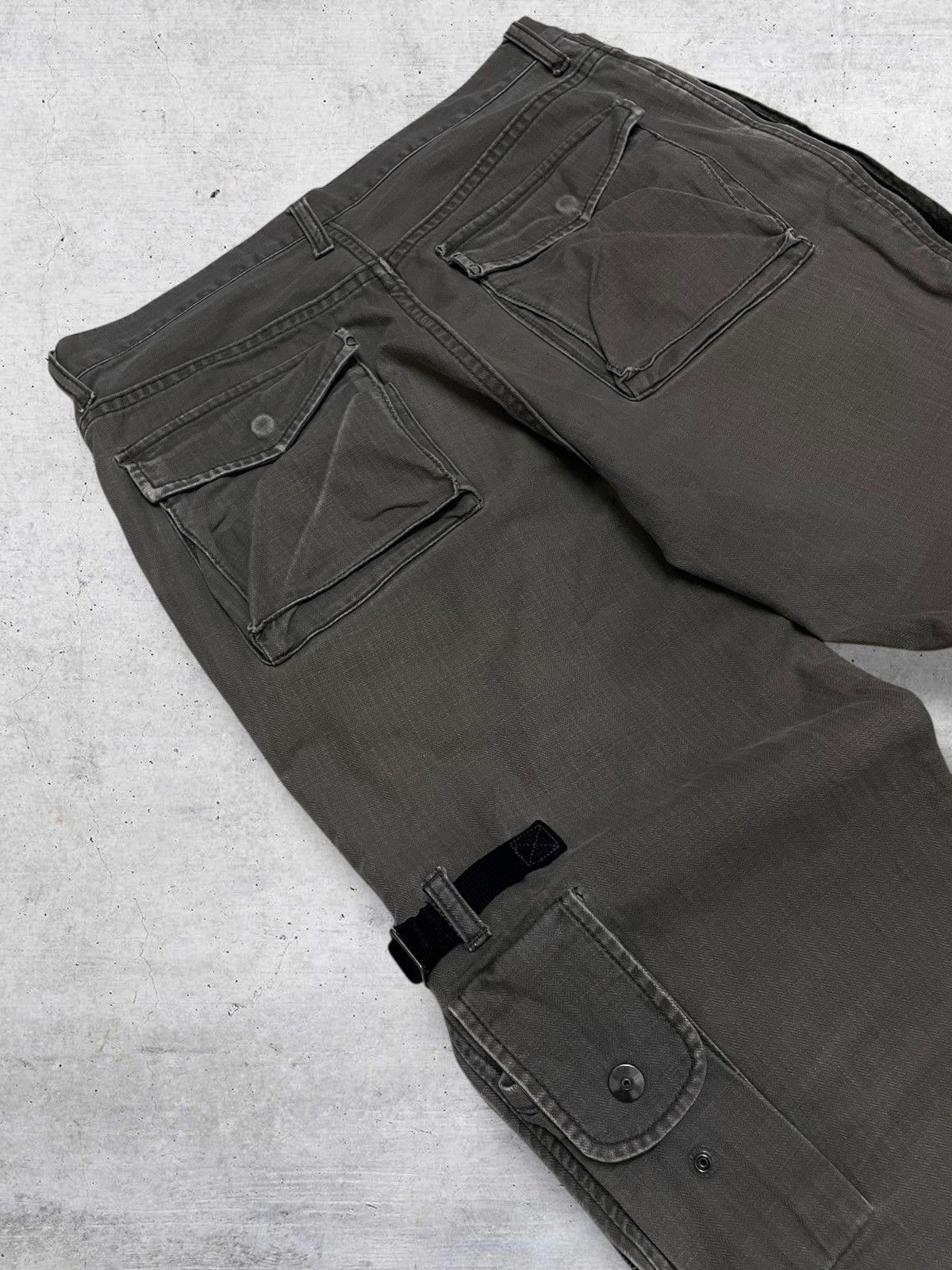 PPFM VINTAGE PPFM JAPAN DESIGNER 90S RARE UTILITY CARGO PANT Size US 30 / EU 46 - 16 Thumbnail