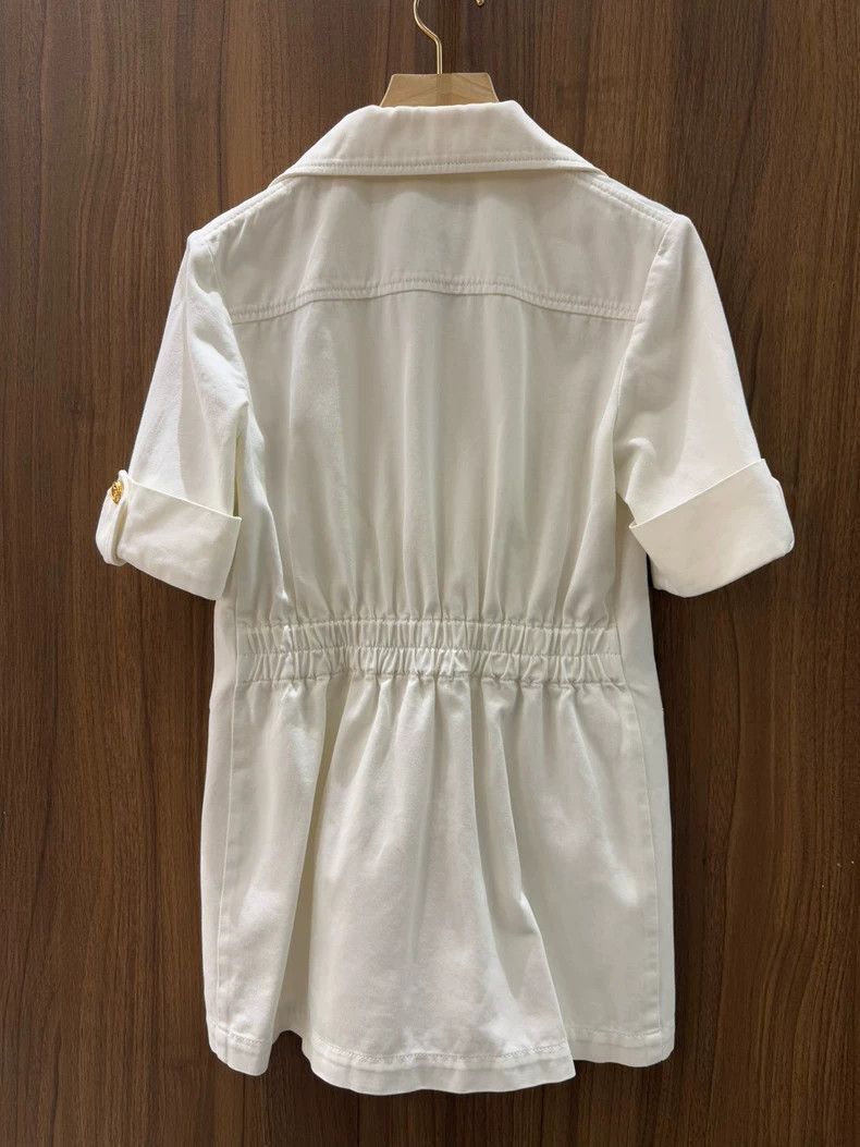Gucci Gucci White workwear dress Size XS / US 0-2 / IT 36-38 - 2 Thumbnail