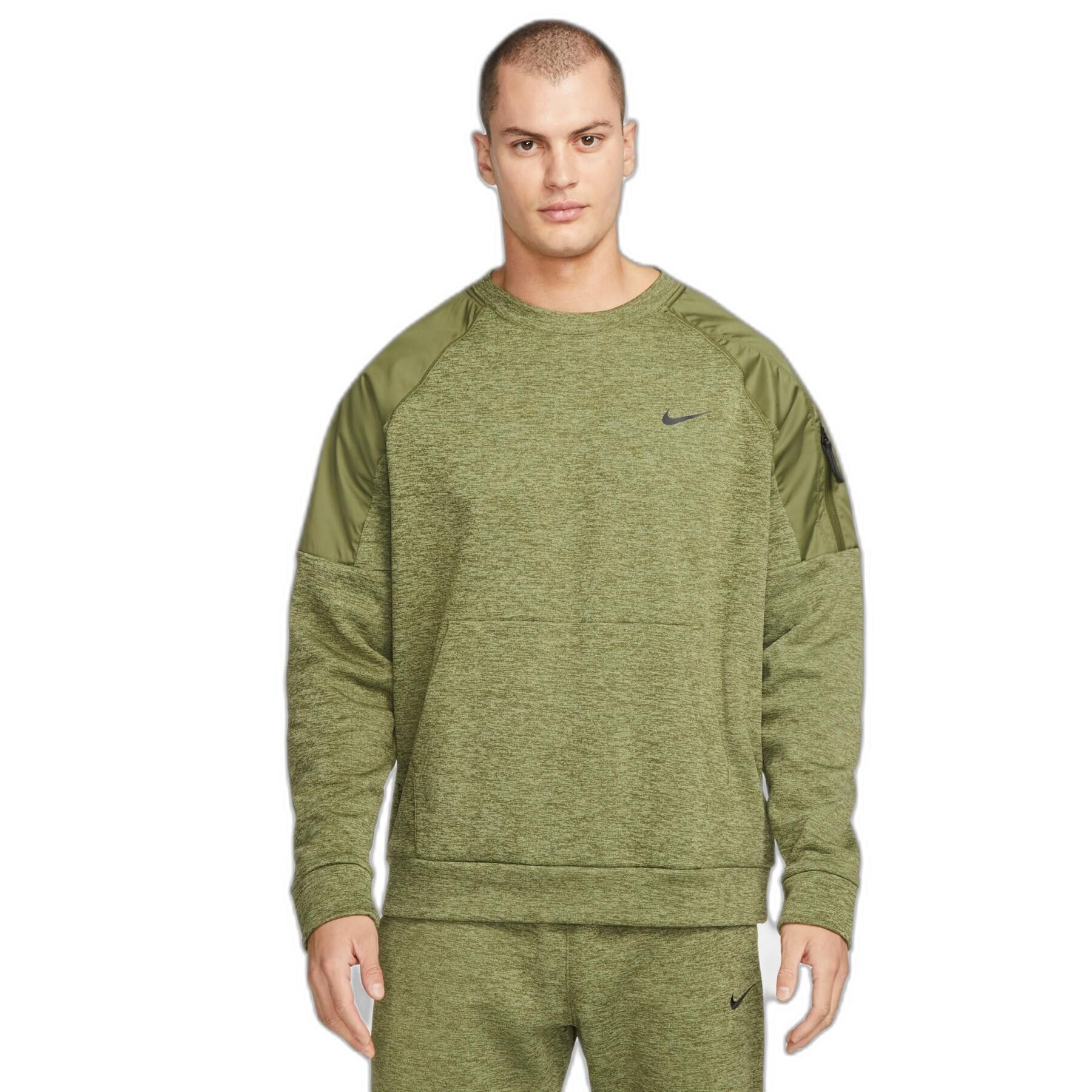 Nike Nike Training Therma fit novelty sweatshirt army green Size US M / EU 48-50 / 2 - 1 Thumbnail