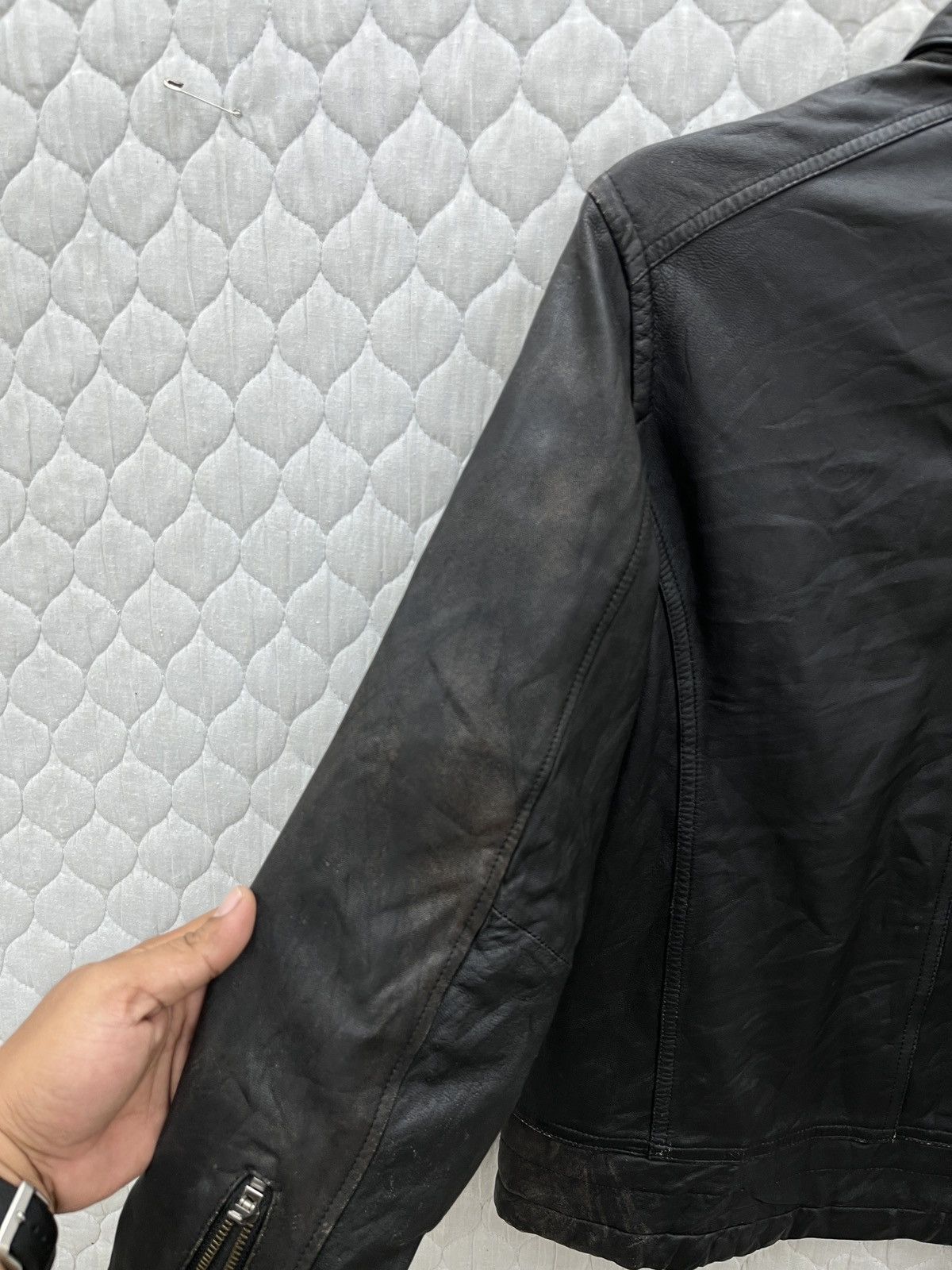 Japanese Brand 🔥🔥🔥STEALS JACKROSE LEATHER JACKET Size S / US 4 / IT 40 - 19 Thumbnail