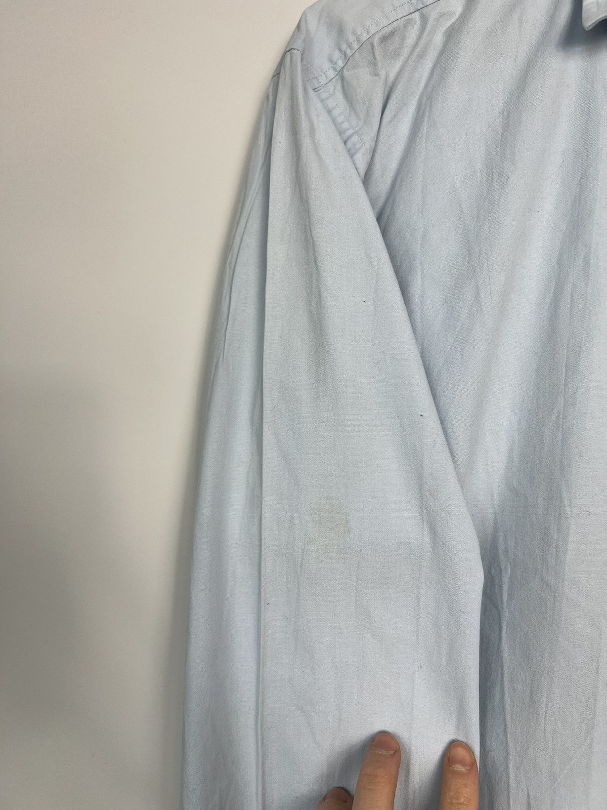 Burberry Shirt Burberry Brit Logo Baby Blue Size US M / EU 48-50 / 2 - 6 Thumbnail