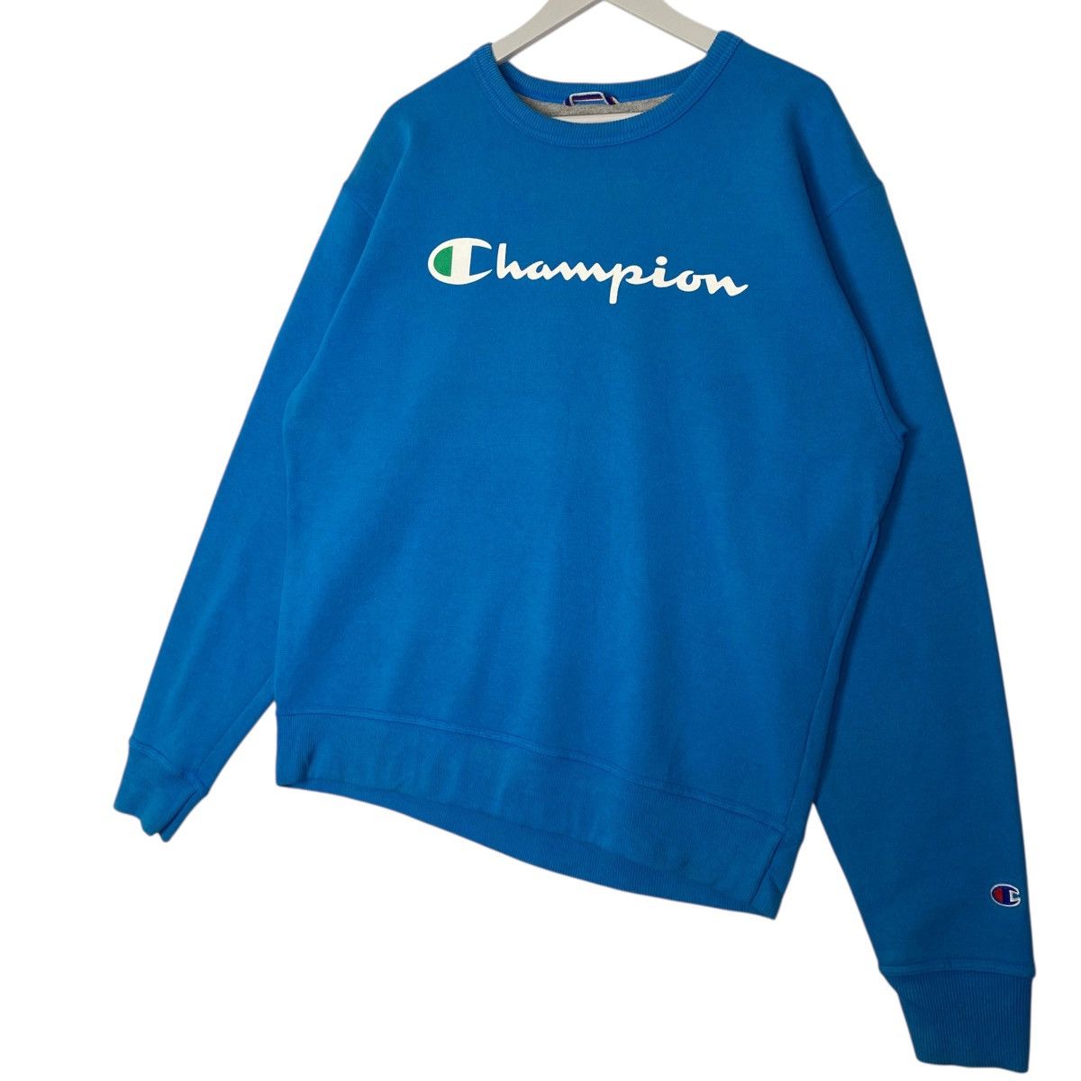 Other Vintage Champion Sweatshirt Crewneck Blue Big Logo Size US L / EU 52-54 / 3 - 2 Thumbnail