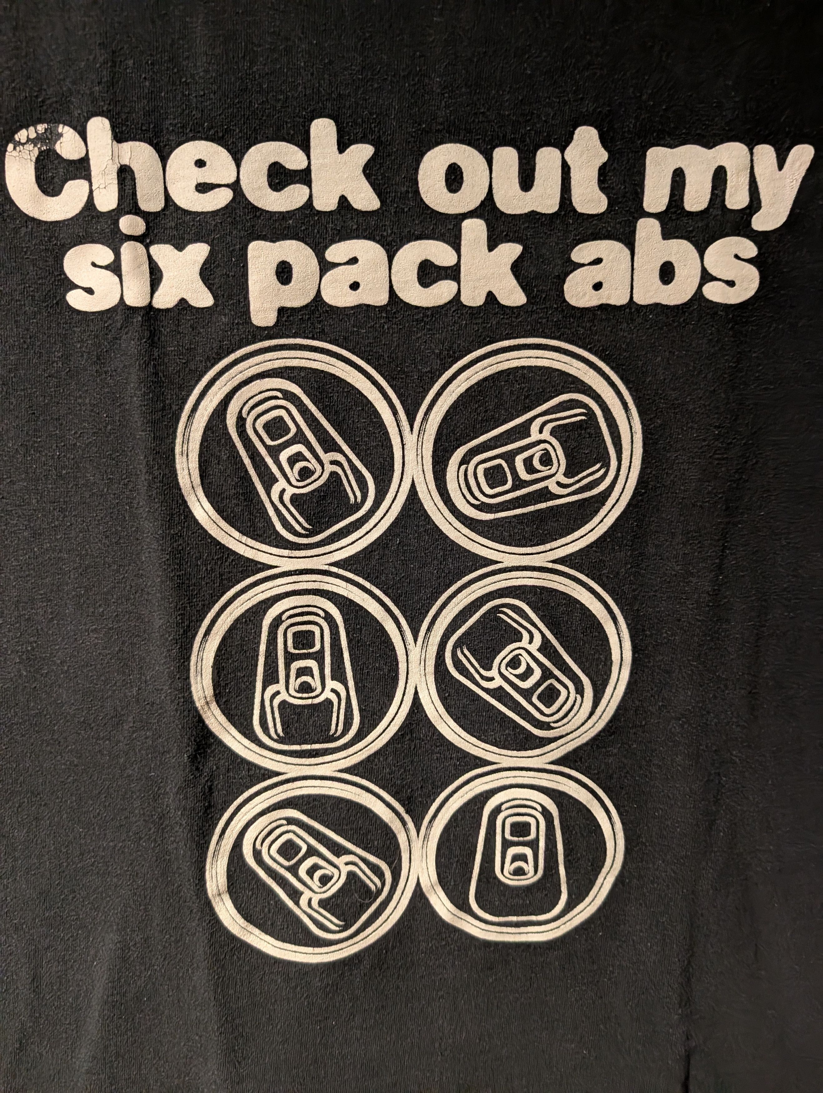 Arts & Science Vintage Check Out My Six Pack Abs Beer Can T-Shirt Medium Size US M / EU 48-50 / 2 - 2 Thumbnail