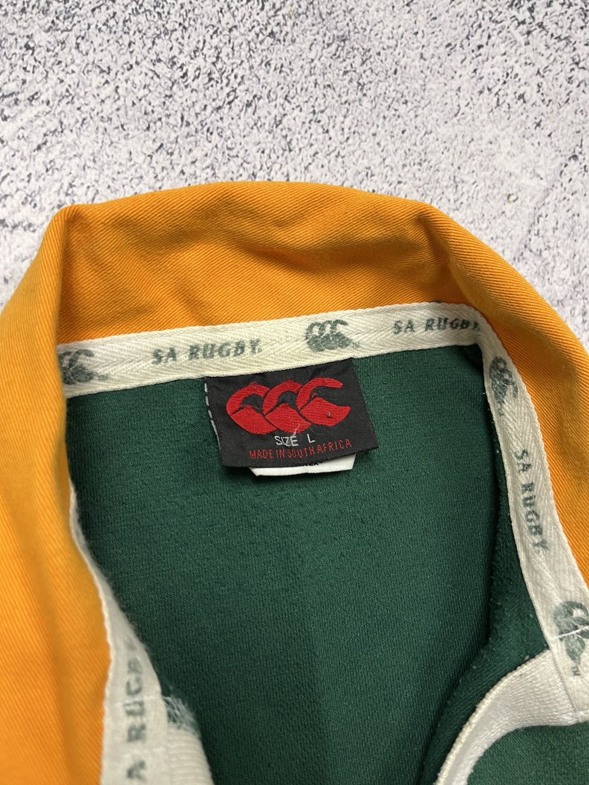 Canterbury of New Zealand Vintage 2000’s Canterbury South Africa Rugby Shirt Y2k Rare Size US L / EU 52-54 / 3 - 10 Thumbnail