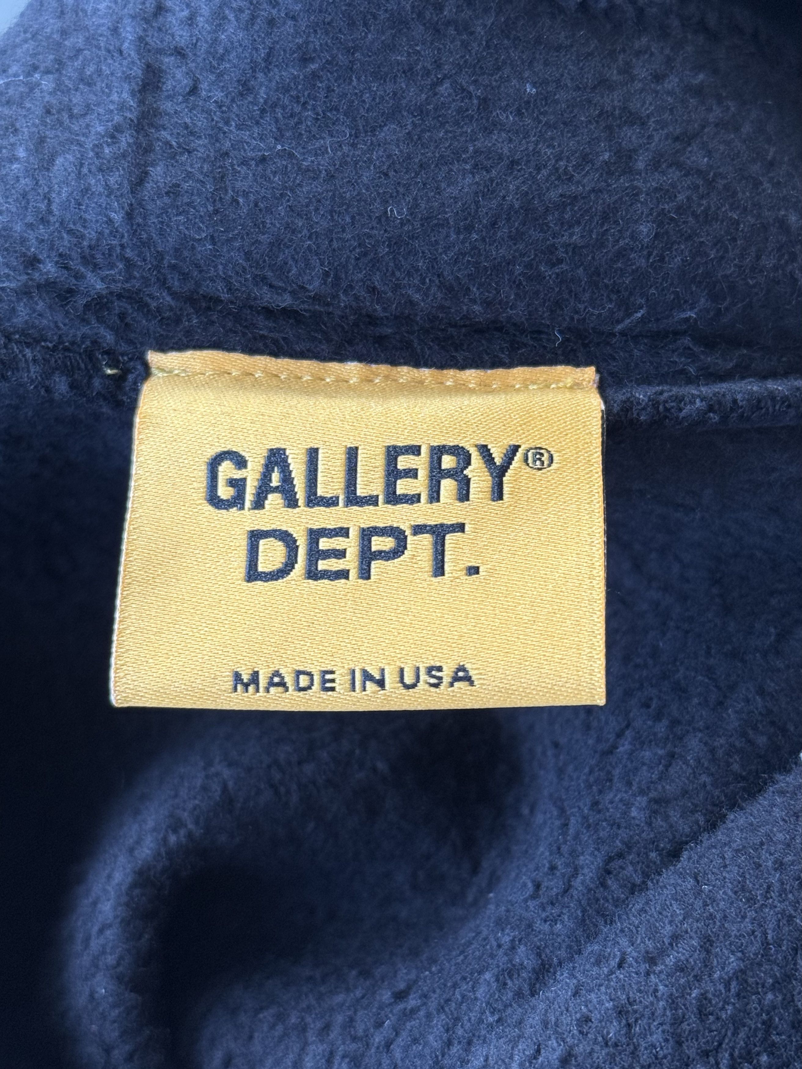 Gallery Dept. Gallery Dept Black Logo Waxed Sweatpants Size US 40 / EU 56 - 4 Thumbnail