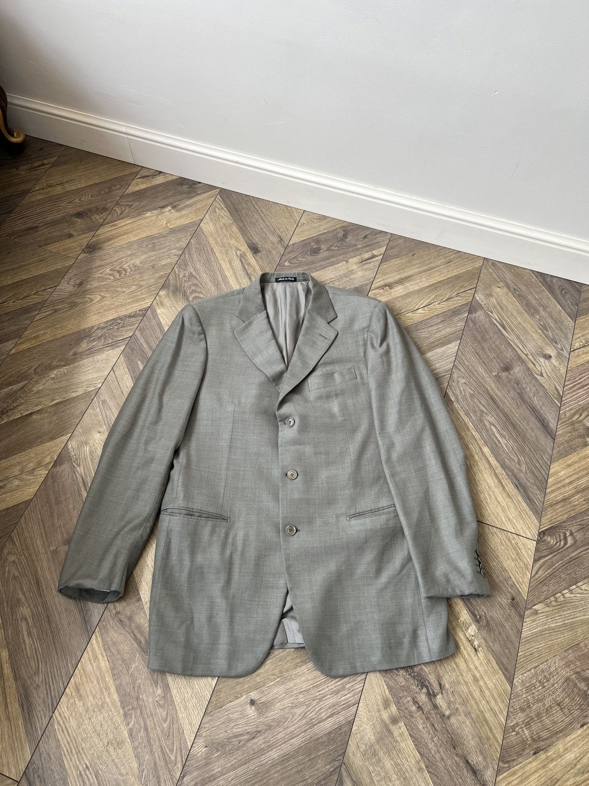Pal Zileri Vintage Pal Zileri Classic Two Piece Gray Suit Size 54R - 4 Thumbnail