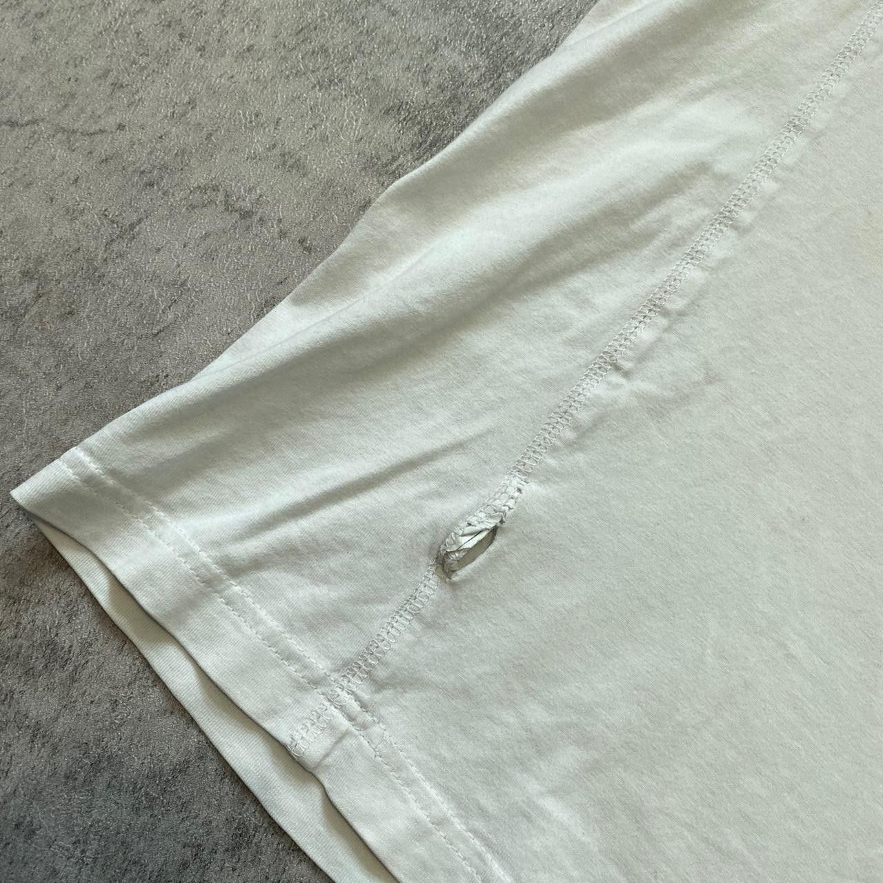 Nike 2000s y2k Nike white t-shirt with embroidered logo Size US L / EU 52-54 / 3 - 5 Thumbnail