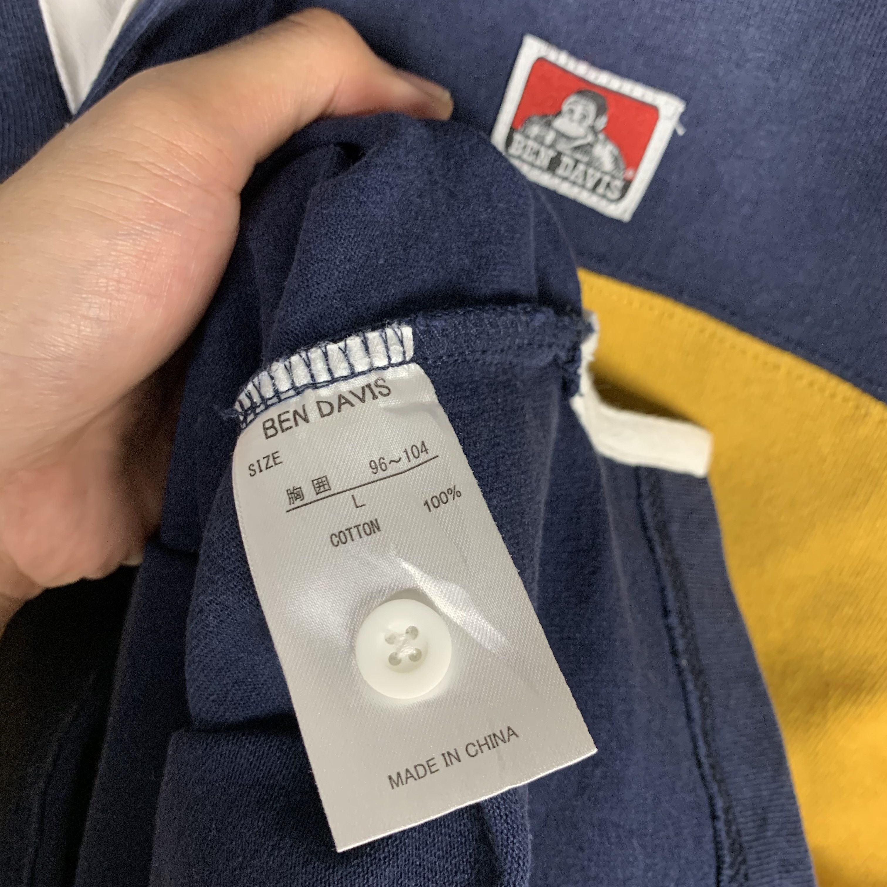 Ben Davis Ben Davis Rugby Polo Shirt Longsleeve Size US L / EU 52-54 / 3 - 6 Thumbnail