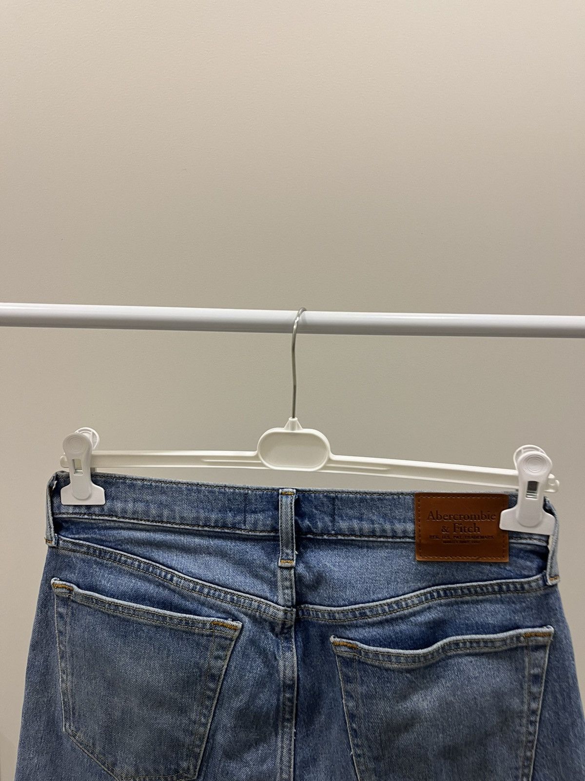 If Six Was Nine Vintage Abercrombie Jeans Loose Fit Y2K Blue Straight Size US 32 / EU 48 - 6 Thumbnail