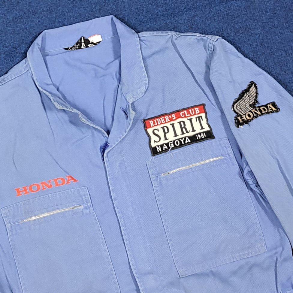Japanese Brand Vintage 80s Honda Mechanic Jumpsuit Retro Motorsport C288N11 Size US S / EU 44-46 / 1 - 2 Thumbnail