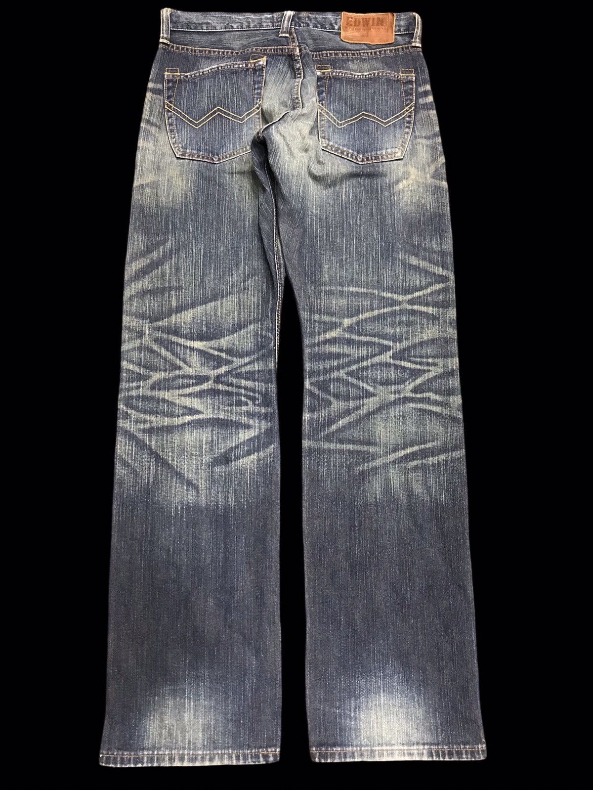 Edwin 💥90s Style💥EDWIN 403XV INSANE FADES MUDWASH REG DENIM F412 Size US 32 / EU 48 - 2 Thumbnail