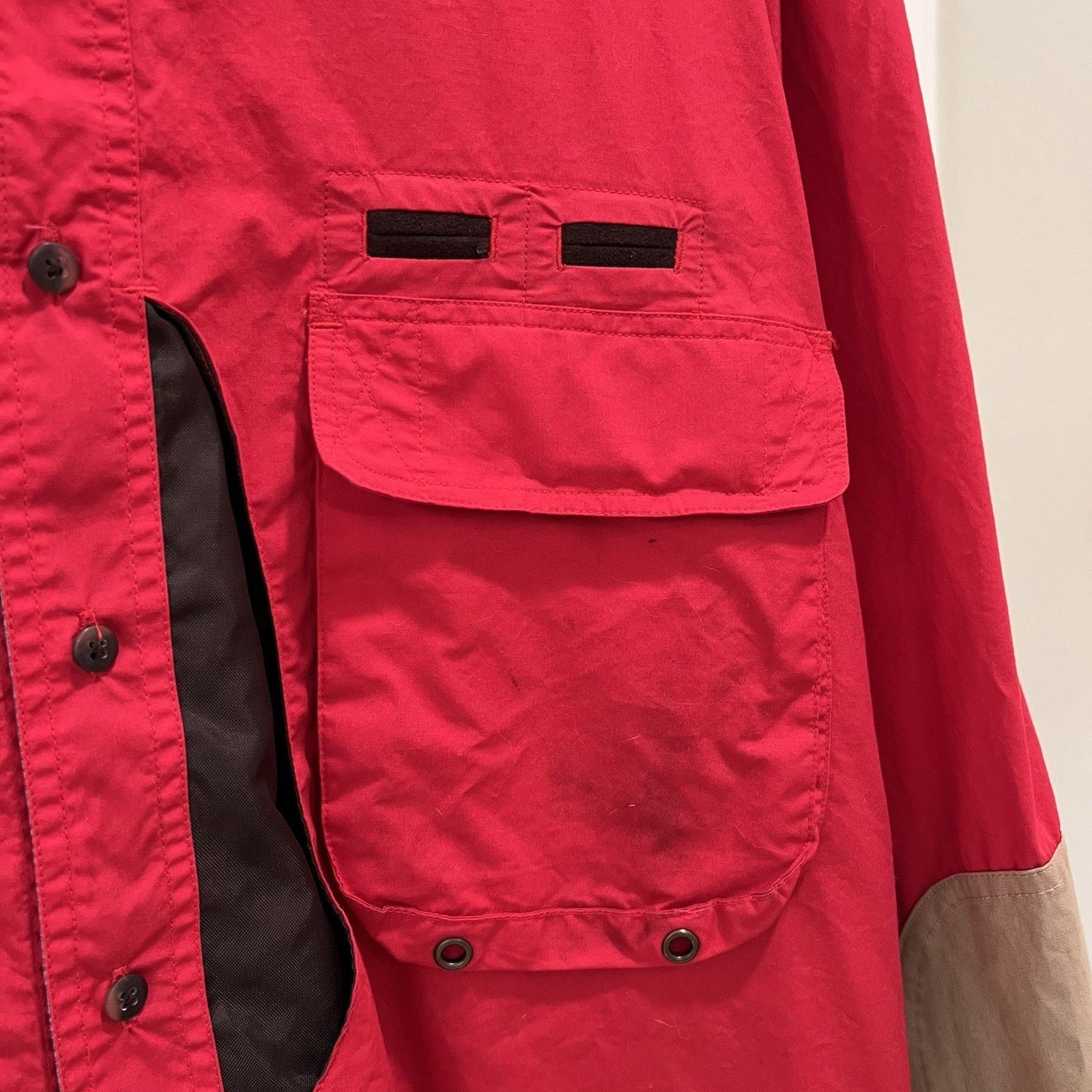Other Vtg Lewis Creek 2XL Long Sleeve Shooting Shirt Red Quilted Size US XXL / EU 58 / 5 - 2 Thumbnail