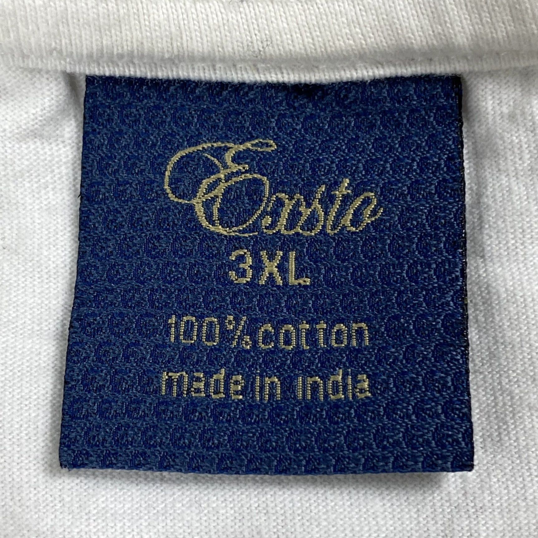Denime VINTAGE Exsto Hip Hop Streetwear Long Sleeve T-Shirt Mens 3XL White Cotton Embroidered 2000s Size US XXL / EU 58 / 5 - 4 Thumbnail