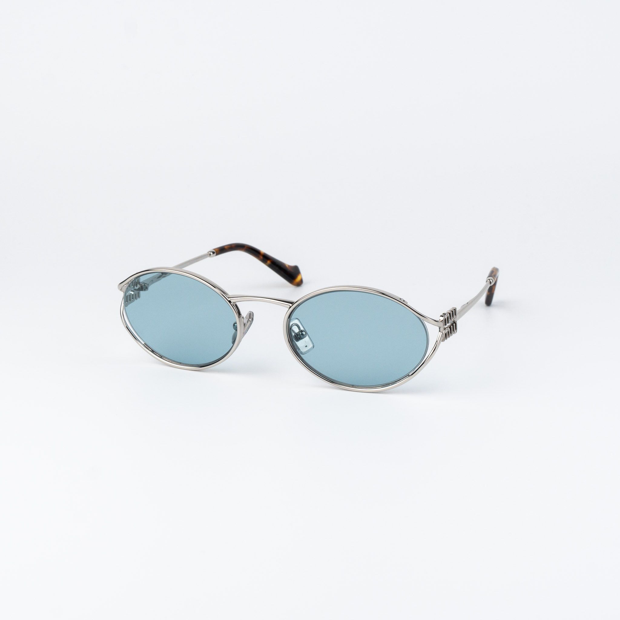 Miu Miu Miu Miu Women Sunglasses LOGO MU52YS 1BC20R NEW AUTHENTIC Size ONE SIZE - 3 Thumbnail