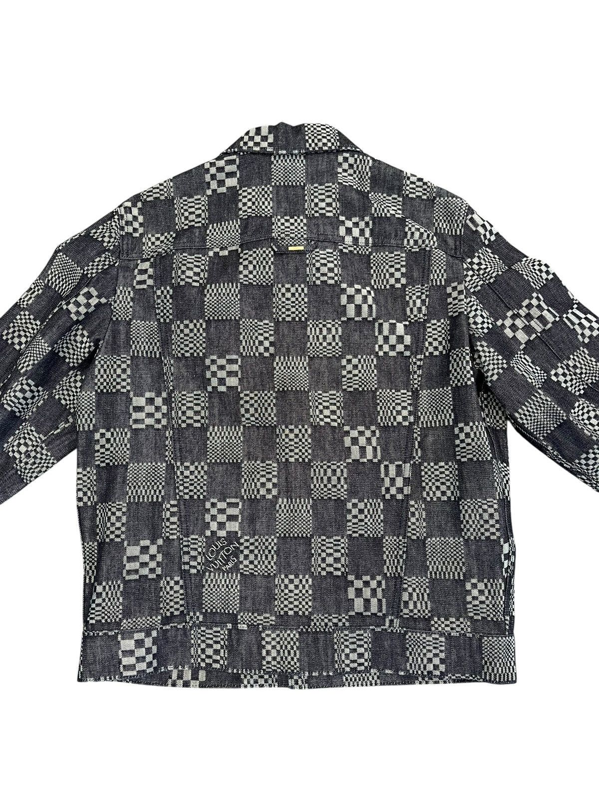 Louis Vuitton Louis Vuitton Damien Distorted Denim Jacket Size US M / EU 48-50 / 2 - 4 Thumbnail