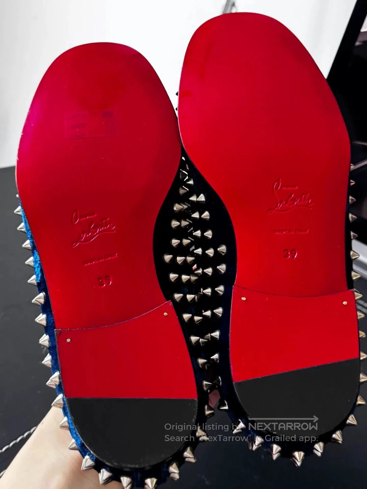Christian Louboutin Christian Louboutin Studded Men's Shoes. Size US 6 / EU 39 - 5 Thumbnail