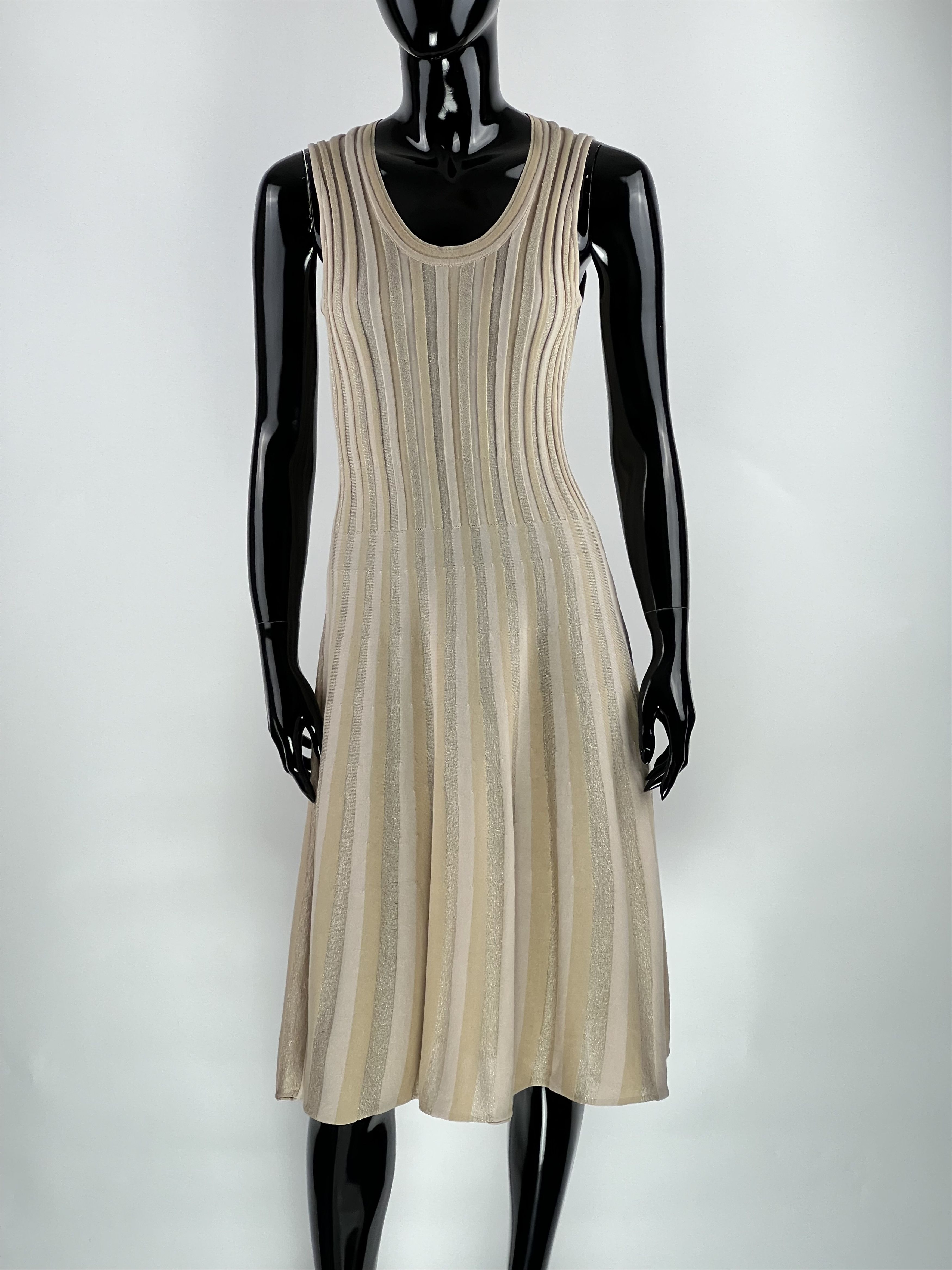 Other Falconeri Sleeveless Midi Dress Lurex Size S Size S / US 4 / IT 40 - 1 Thumbnail