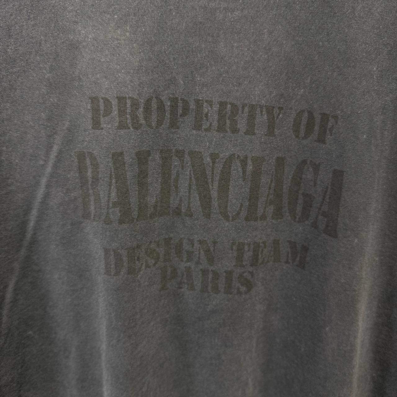 Balenciaga Balenciaga Property Vintage washed distressed tee Size US L / EU 52-54 / 3 - 6 Thumbnail