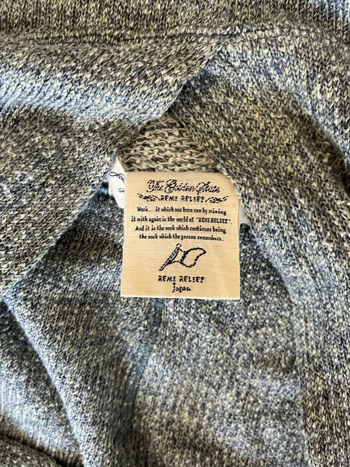 Remi Relief Remi Relief Knit Hoodie Rare Size US XXL / EU 58 / 5 - 3 Thumbnail