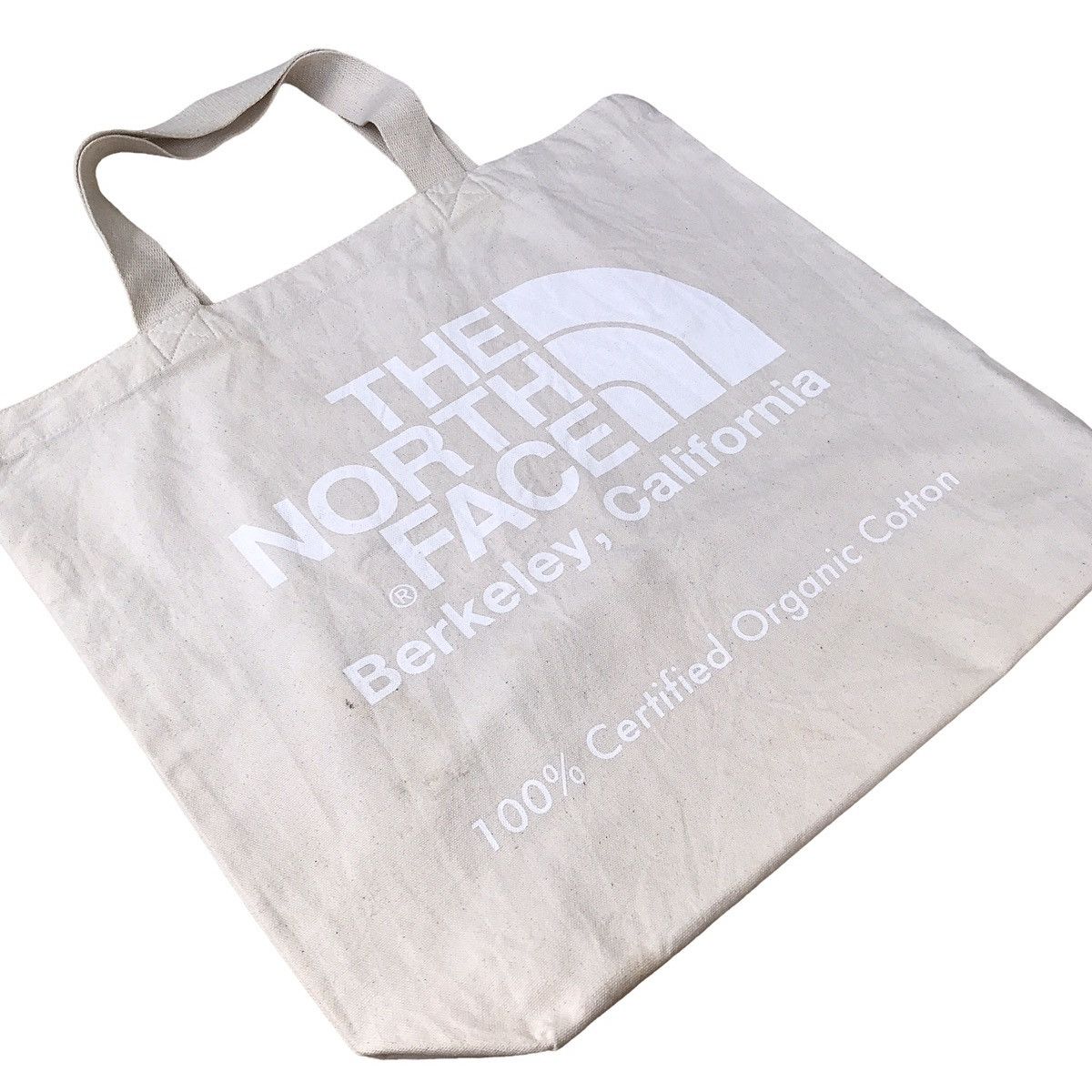 The North Face The North Face Organic Cotton Big Logo Canvas Tote Bag Size ONE SIZE - 4 Thumbnail