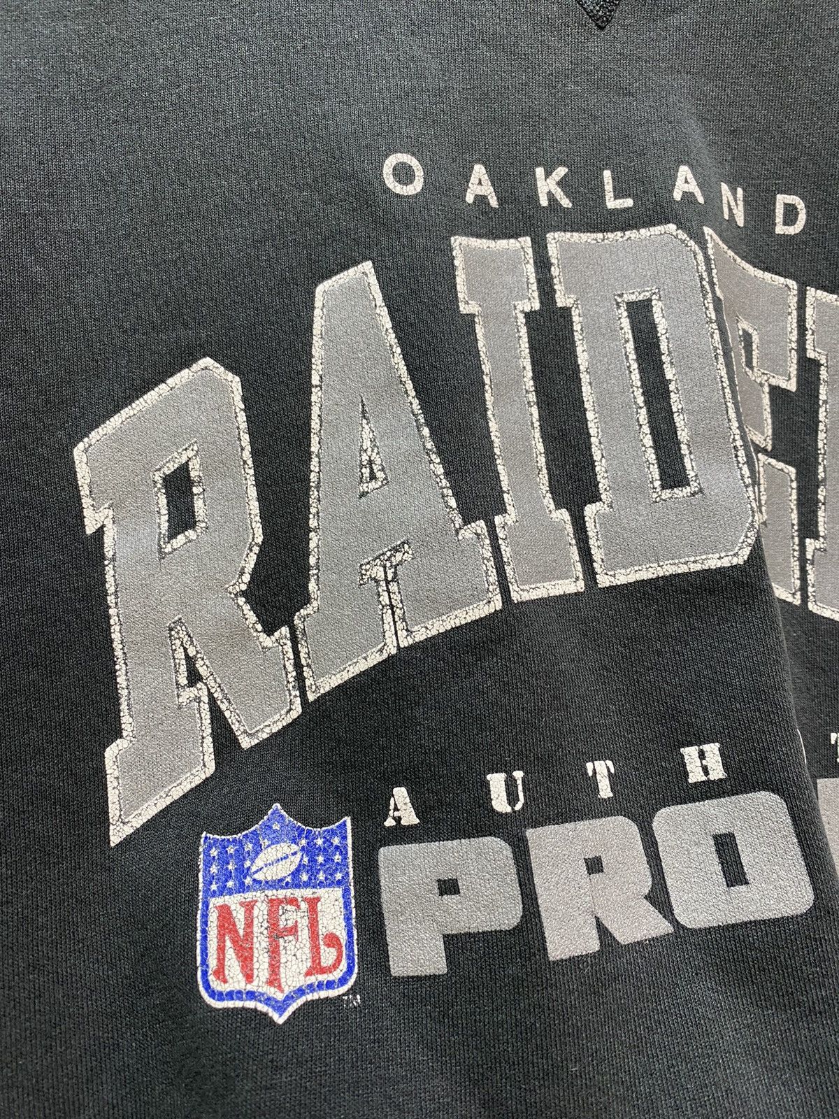 NFL × Russell Athletic × Vintage 1995 RAIDERS FOOTBALL SWEATSHIRT / MADE IN USA RUSSELL Size US XXL / EU 58 / 5 - 13 Thumbnail