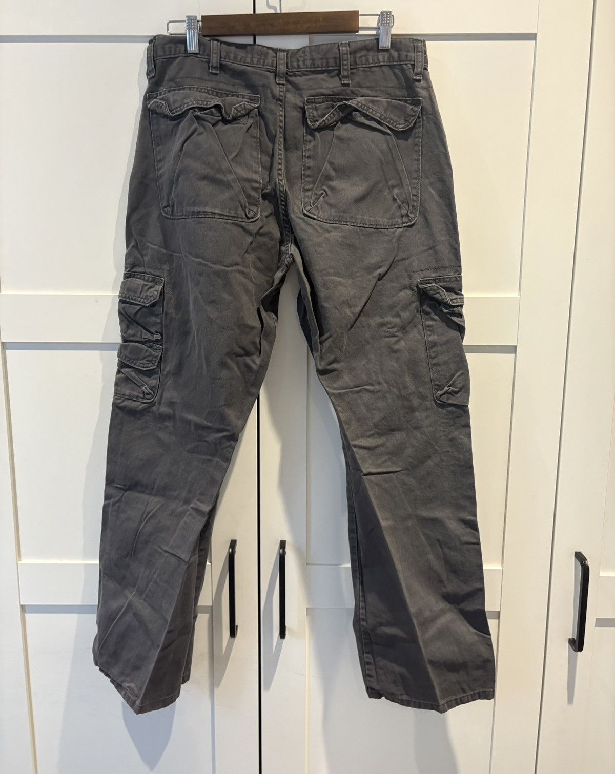 Vintage × Wrangler Wrangler Vintage Grey Cargos Size US 32 / EU 48 - 2 Thumbnail