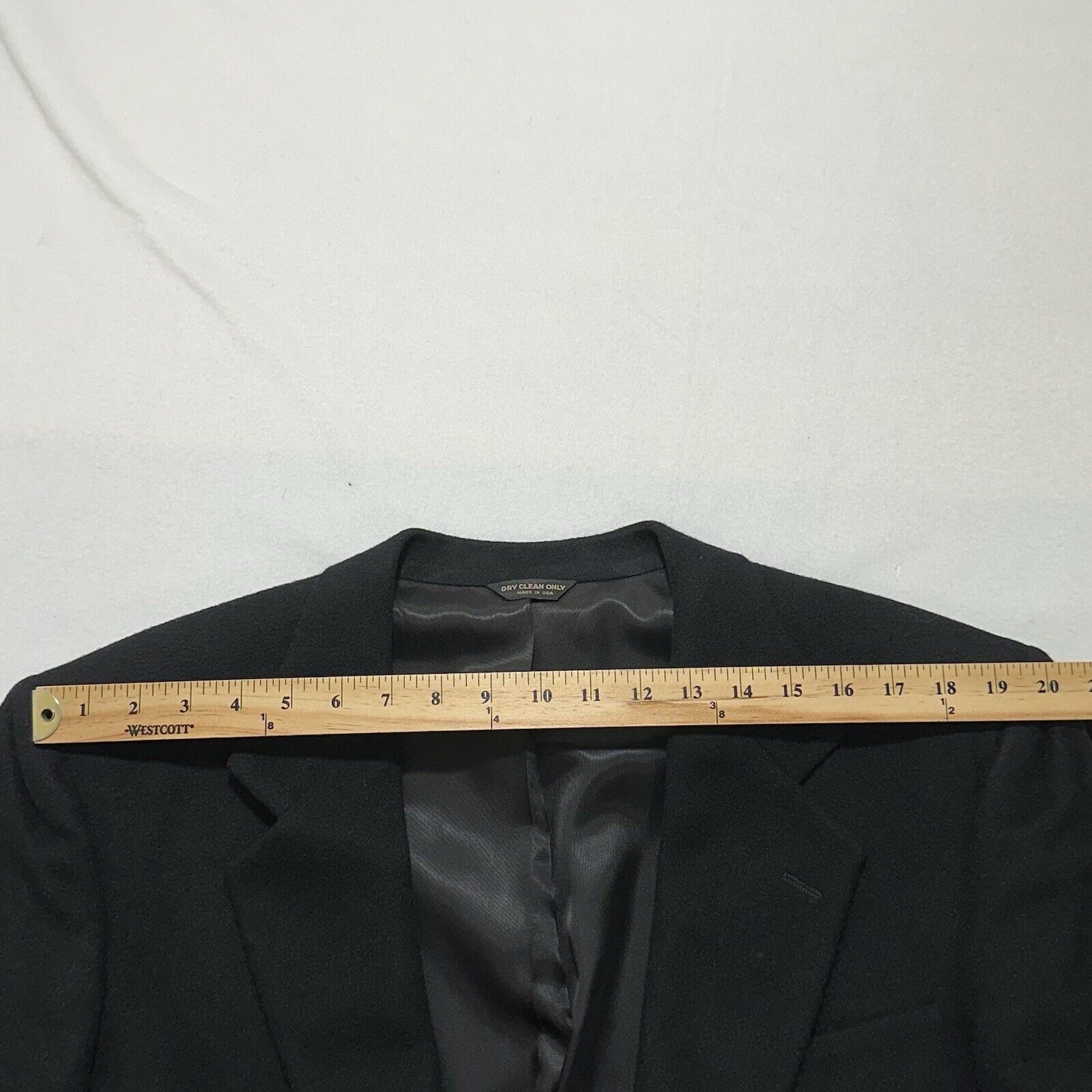 Other Jacobson's 42R Camelhair Suit Jacket Black Sport Coat USA Size 42R - 16 Thumbnail