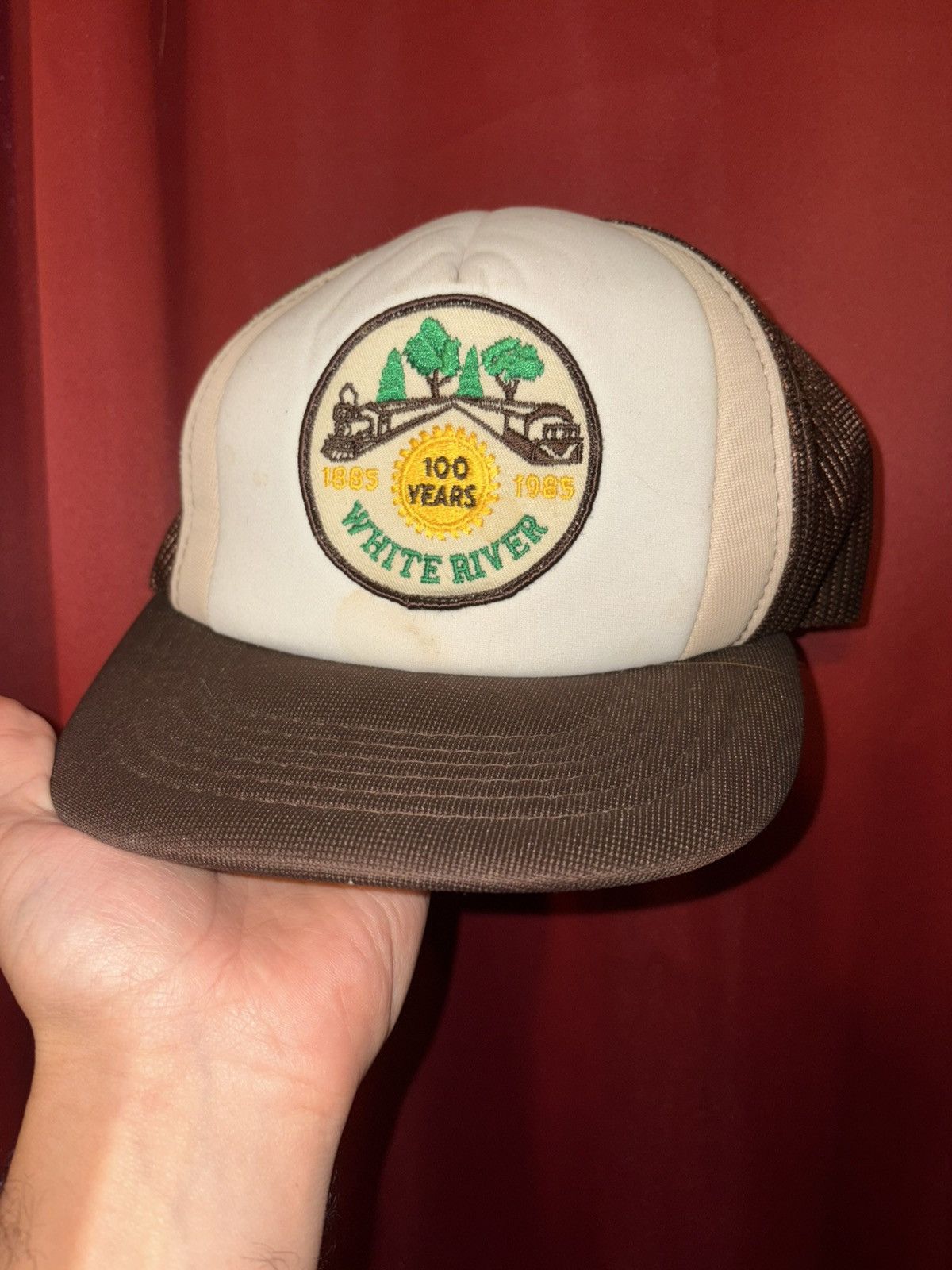 Vintage Vintage White River Trucker Hat 80’s Centennial Grail Size ONE SIZE - 1 Thumbnail