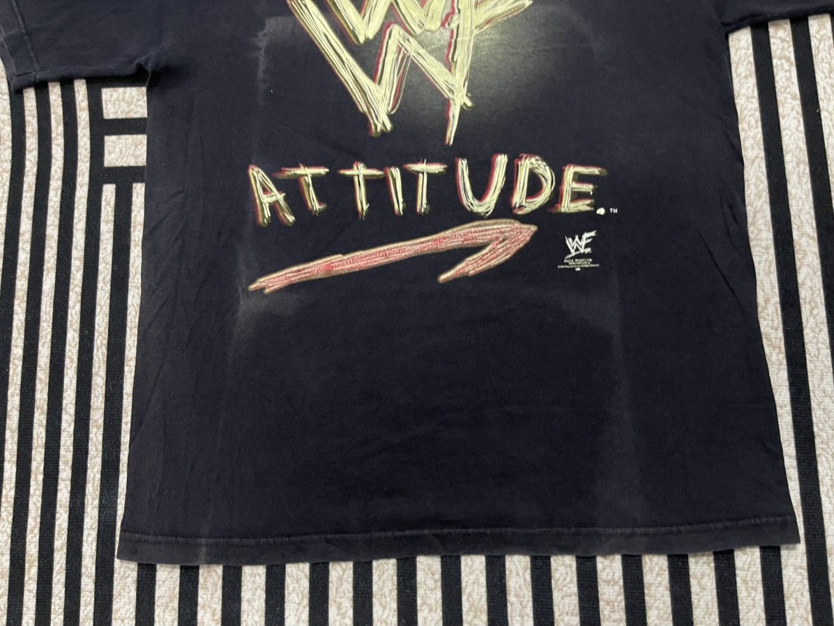 Vintage VINTAGE 1999 WWF ATTITUDE “COME GET SOME” SUN FADED TEES Size US L / EU 52-54 / 3 - 6 Thumbnail