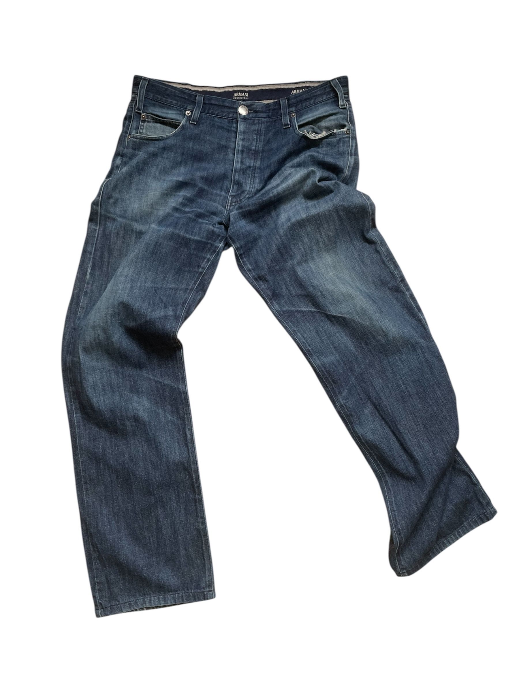 Armani Collezioni × Giorgio Armani Vintage Armani Collezioni Baggy Pants Size US 33 - 2 Thumbnail