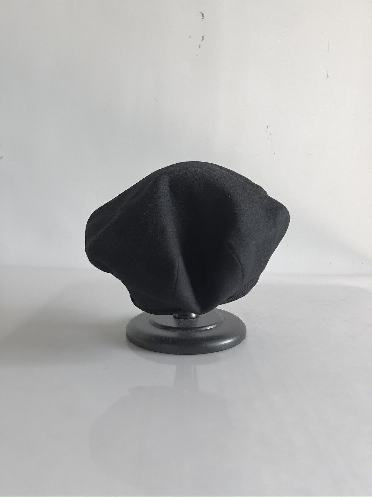Yohji Yamamoto Yohji Yamamoto Pour Homme - W/Gabardine Beret Hat Size ONE SIZE - 3 Thumbnail